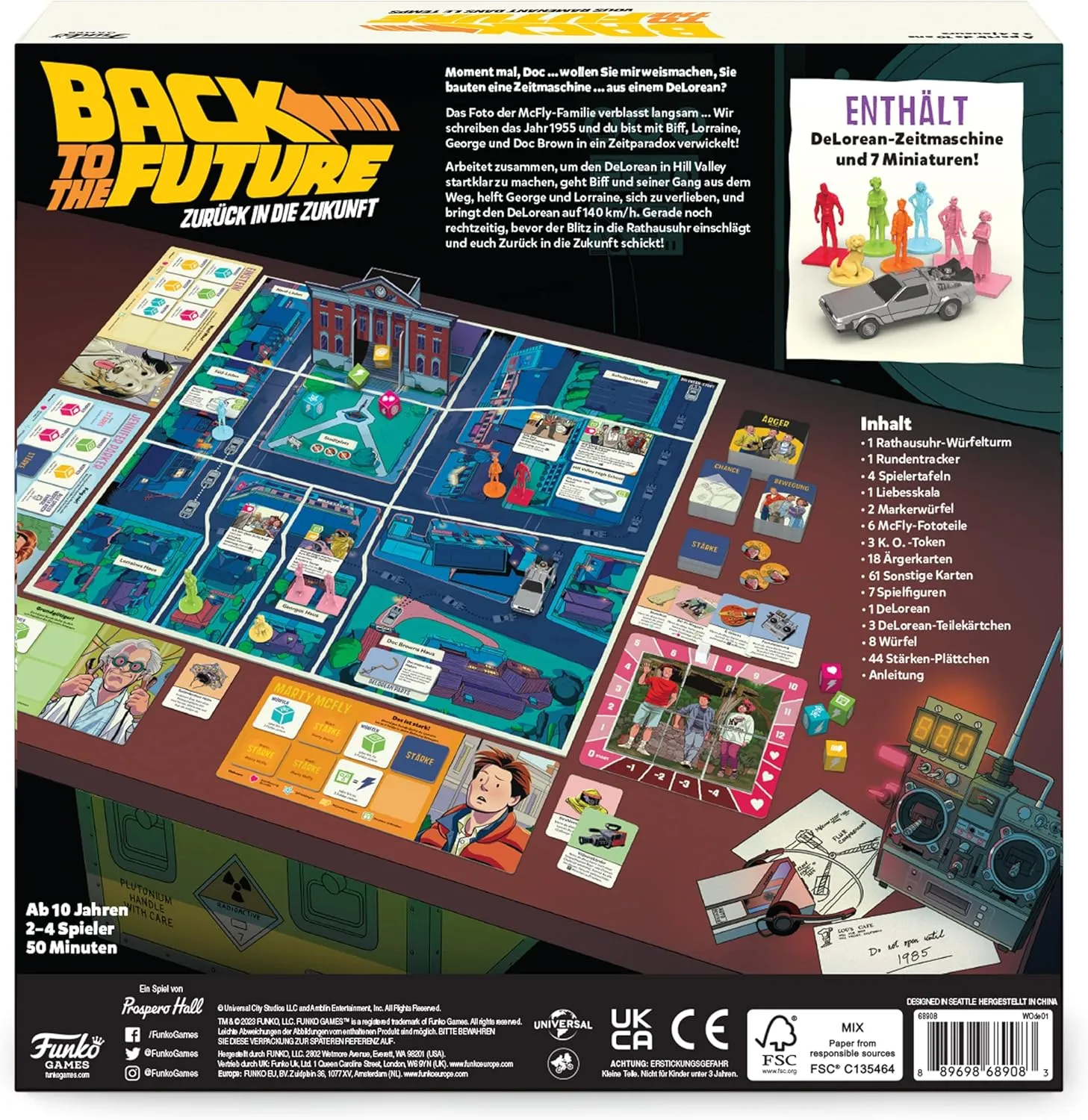 Funko 68908 - Brettspiel - Back to the Future (deutsch)