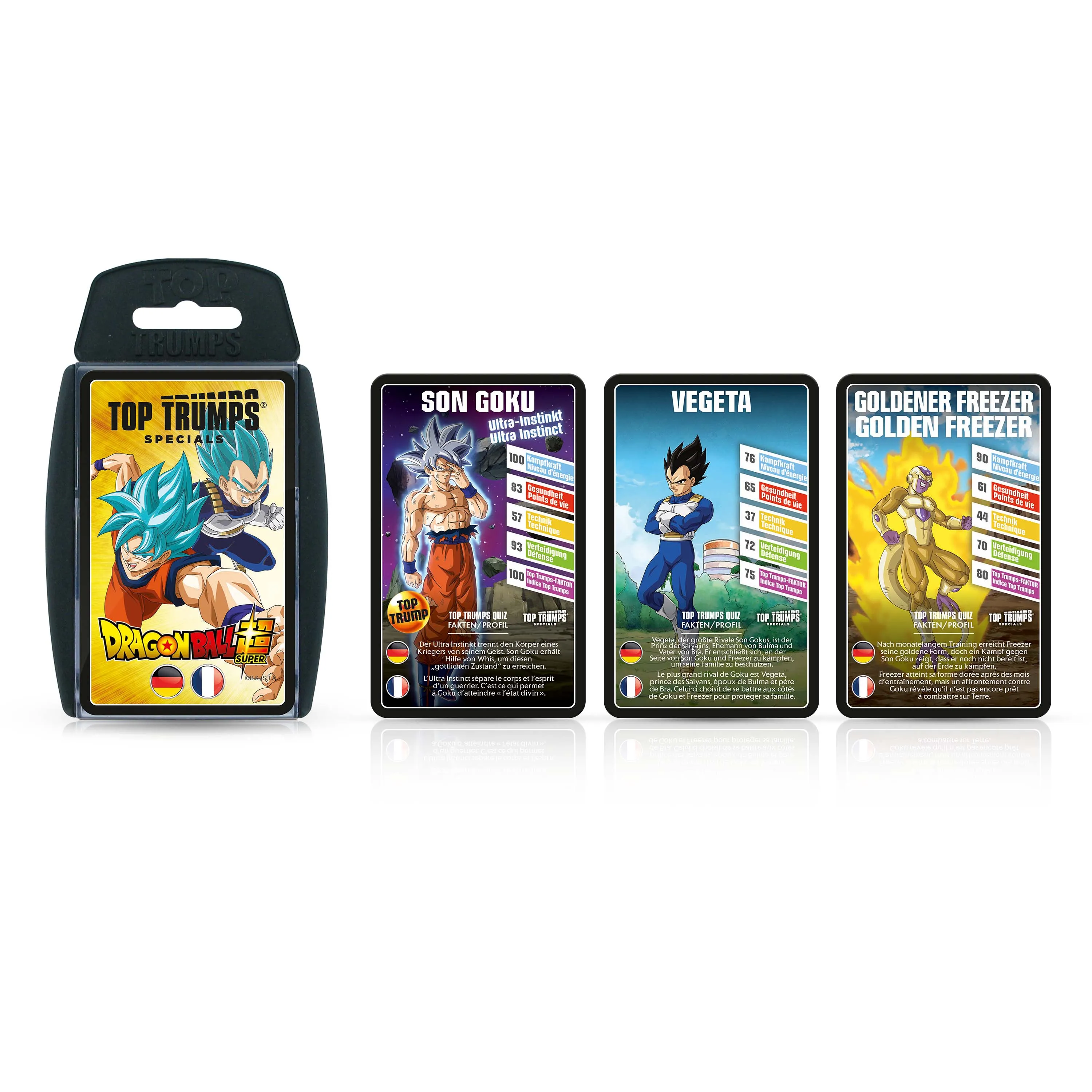 Monopoly Dragon Ball Super (deutsch/französisch) + Top Trumps