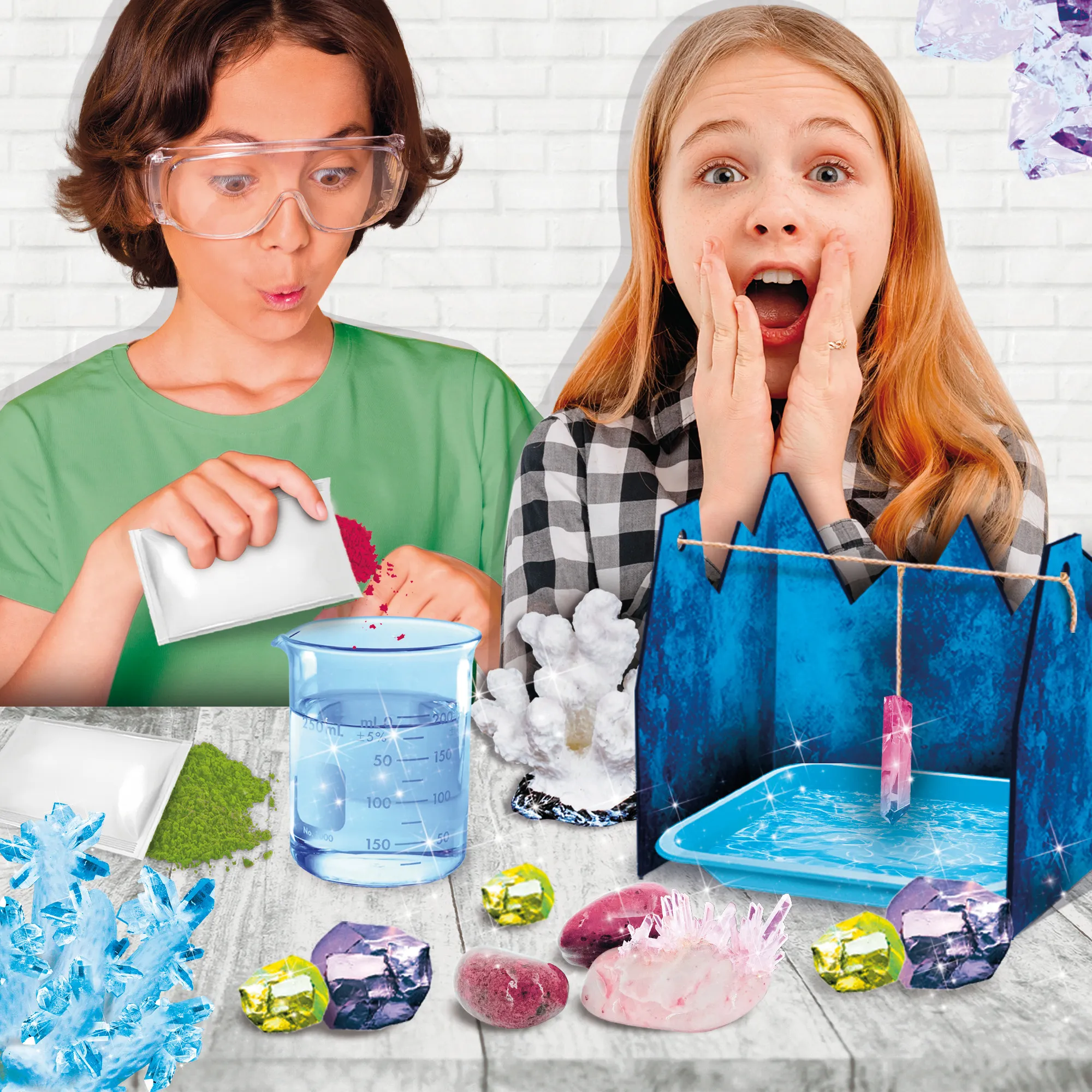 Lisciani DE100217WG - Woozle Goozle Die Wissenschaft der Kristalle