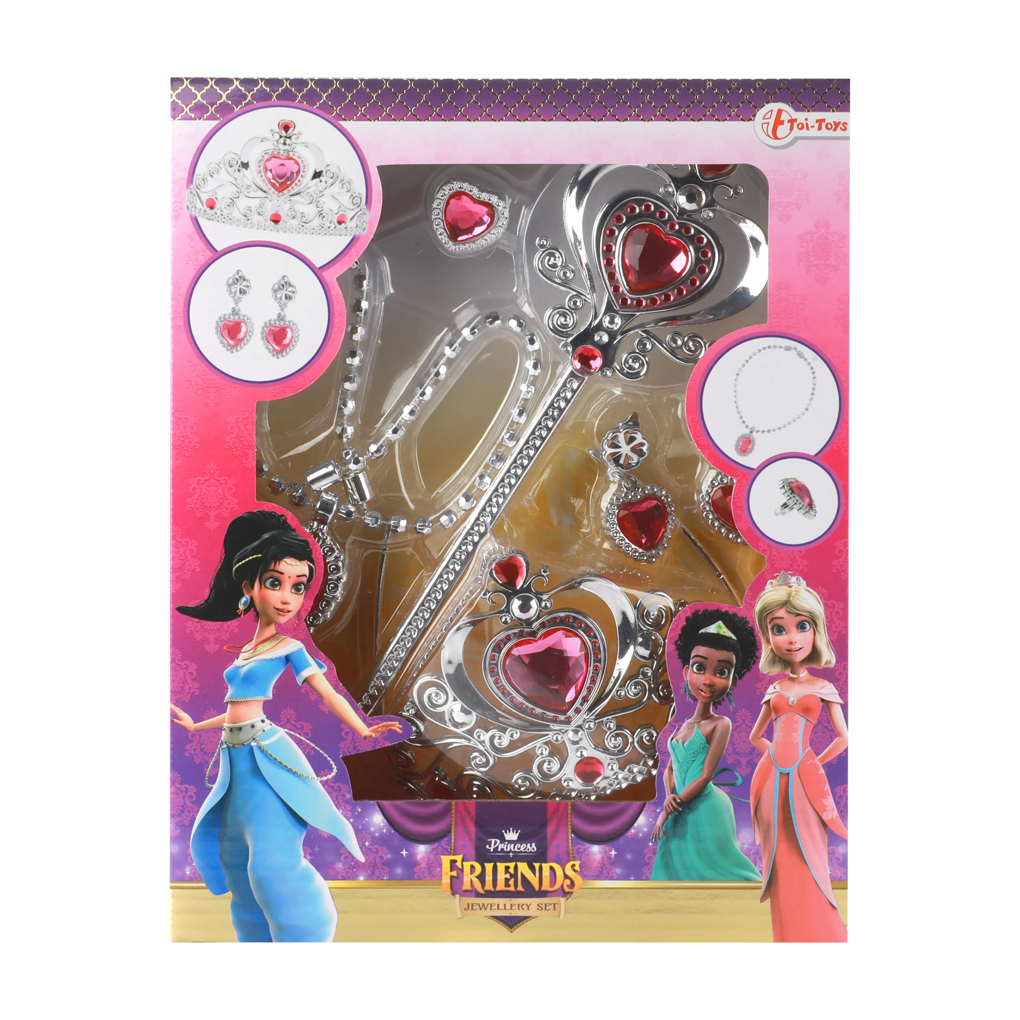 Toi-Toys 12853A - Princess Friends Schmuckset - Prinzessin (6-teilig)