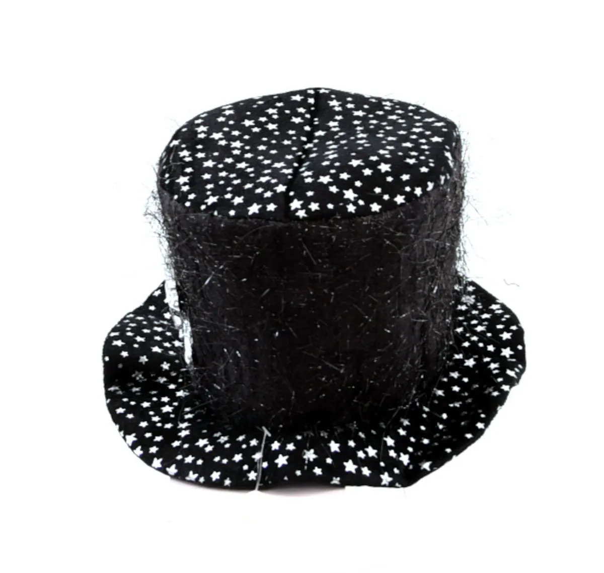 Halloween - Glitzer Hut mit Totenkopf