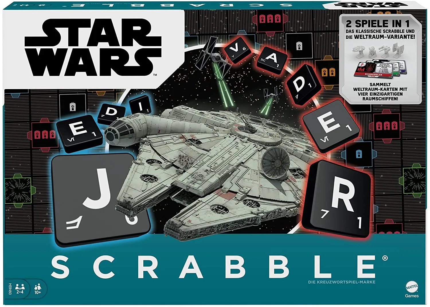 Star Wars Bundle - Mattel Scrabble & Top Trumps - Quiz & Spielkarten - Collector's Set