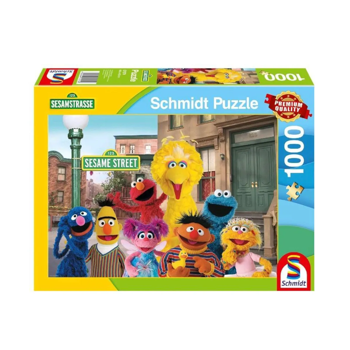 Schmidt 57574 - Sesamstraße Puzzle 1000 Teile Ein Wiedersehen mit guten alten Freunden