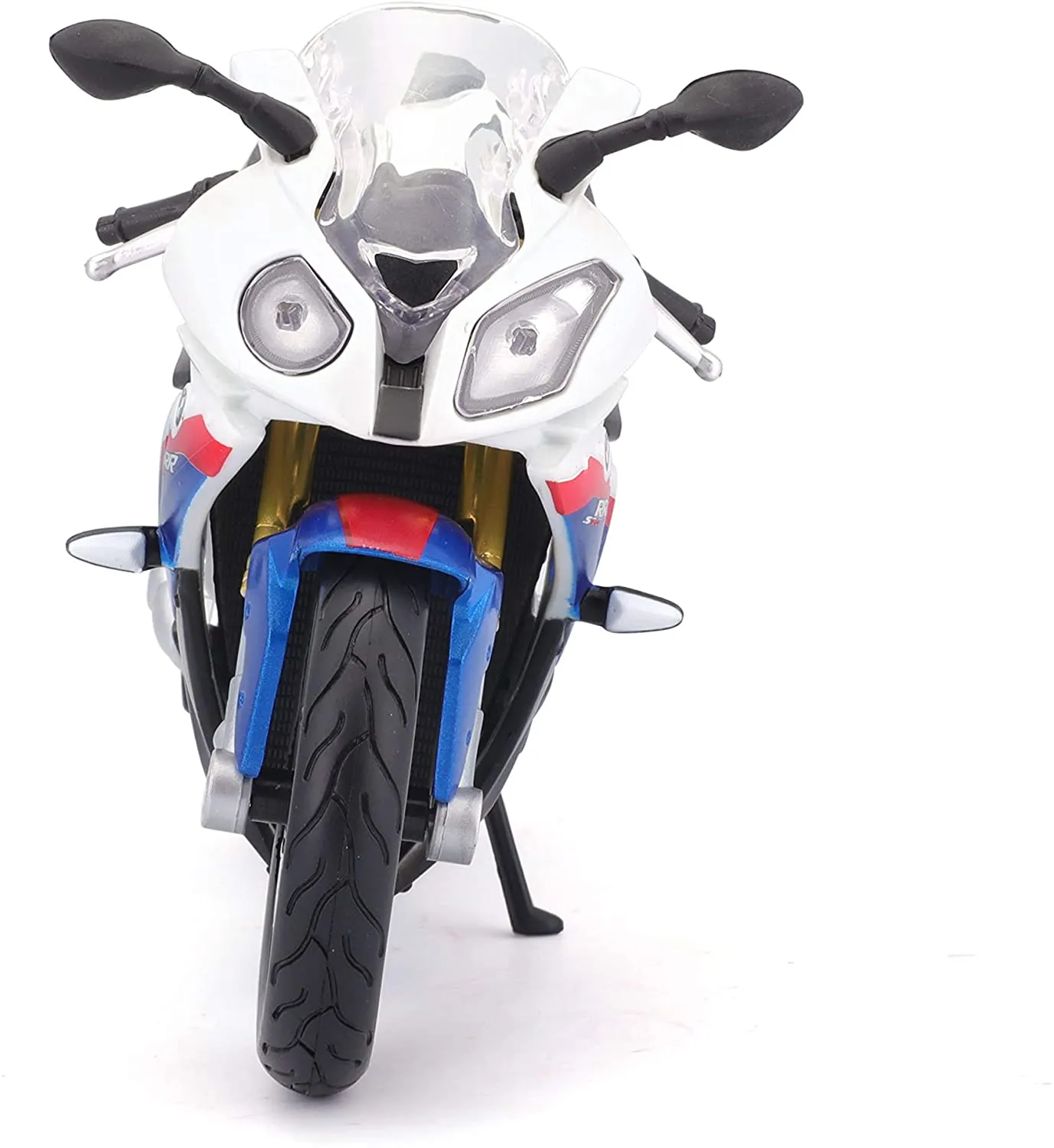Maisto - Modellmotorrad - BMW S 1000 RR (weiß-blau, Maßstab 1:12)