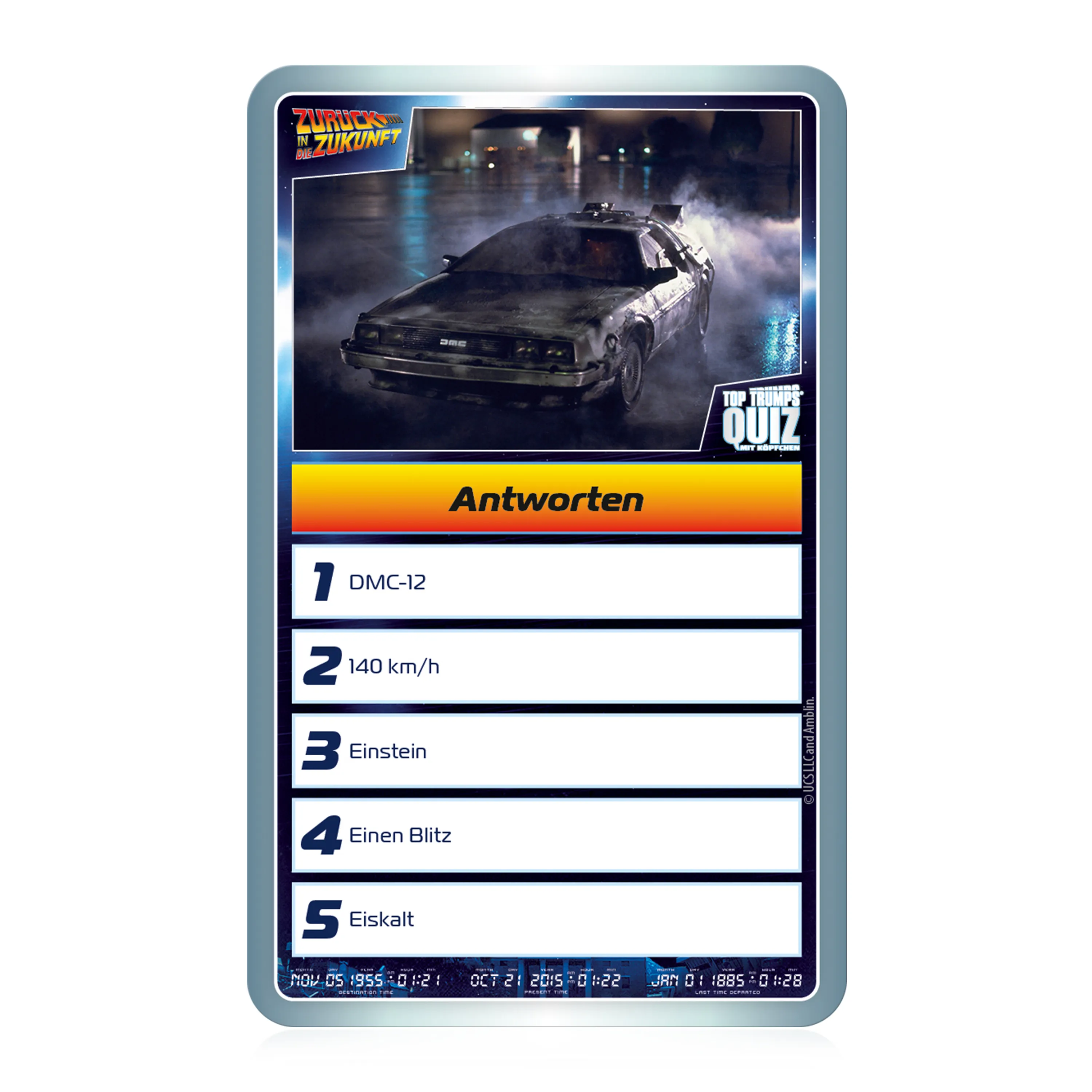 Top Trumps Quiz - Zurück in die Zukunft