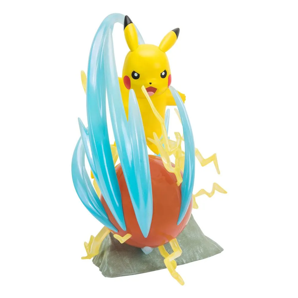 Pokémon - 25. Jubiläum Light FX Deluxe Figur - Pikachu (33cm)