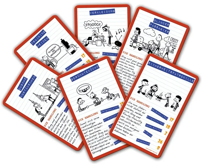 Brettspiel - Gregs Tagebuch - Von Idioten umzingelt! + Top Trumps