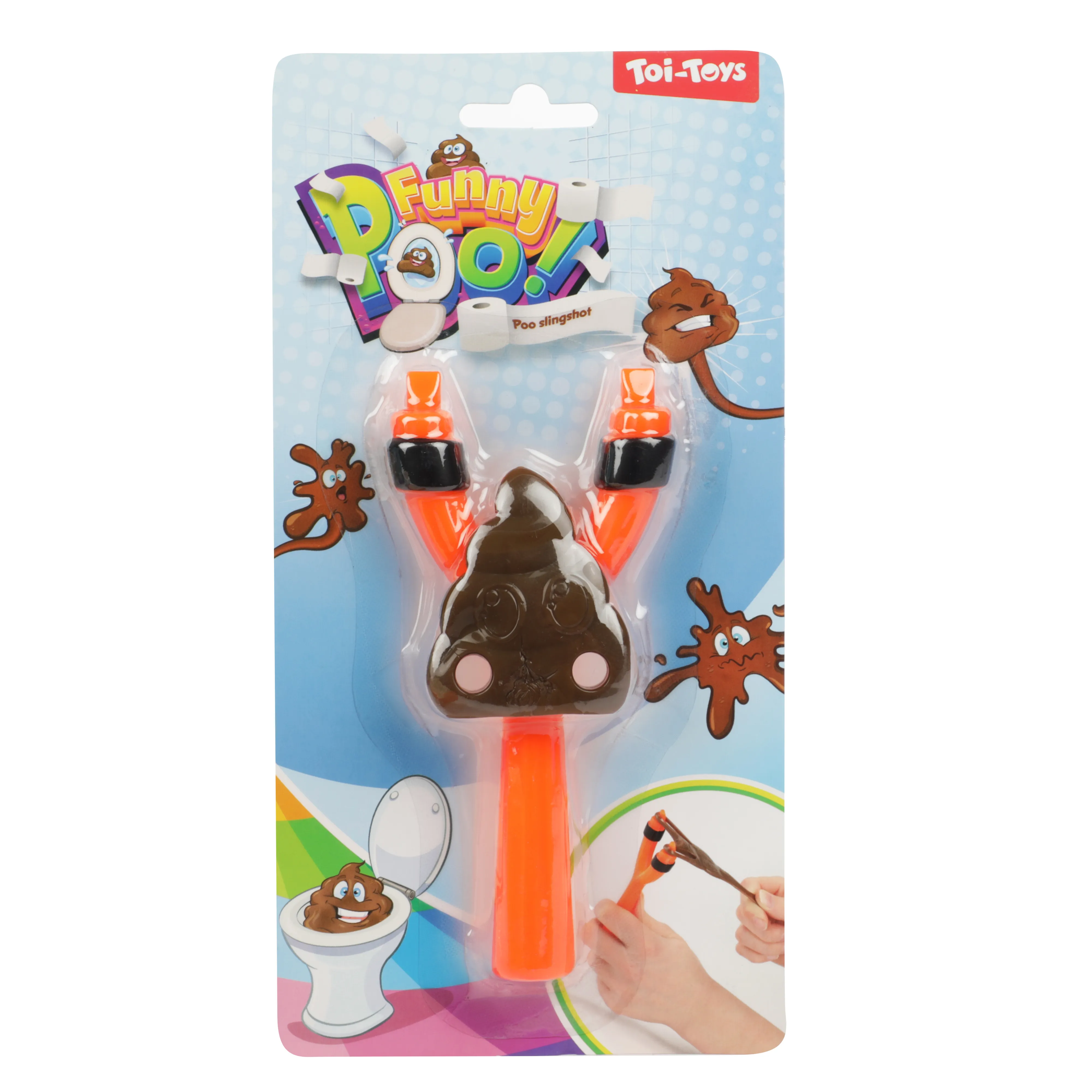 Toi-Toys 35134A - FUNNY POO Schleuder - Lächelnder Poop