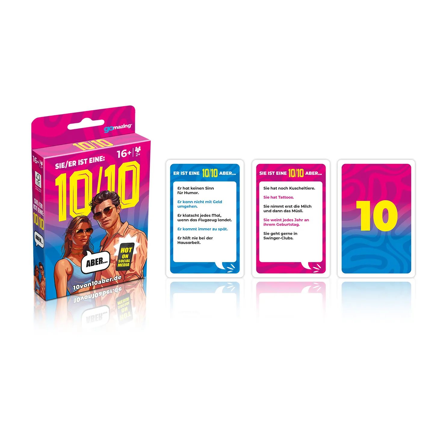 Gomazing - Kartenspiel - Sie / Er ist eine 10 von 10... aber