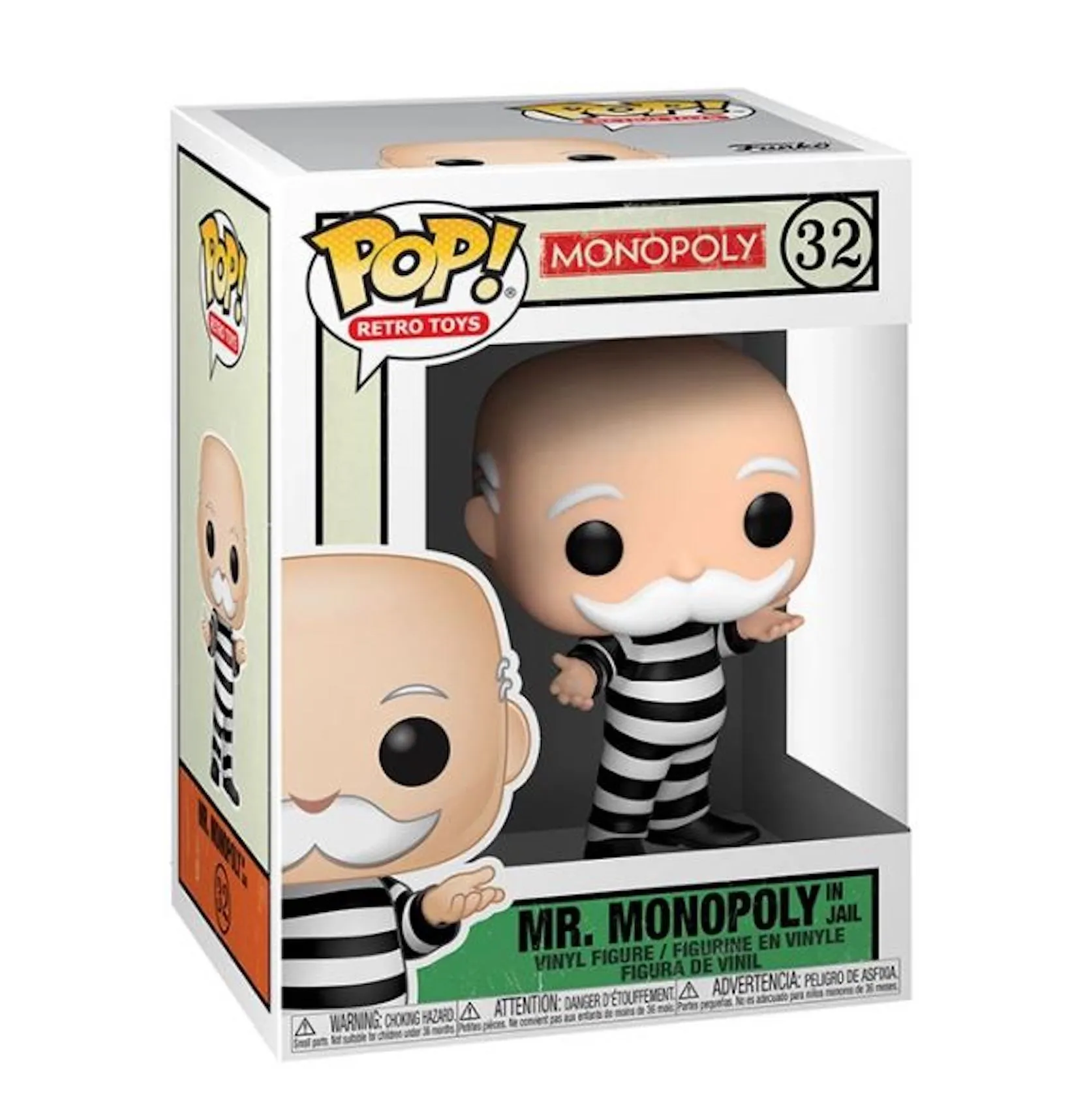 Funko POP! - Sammelfigur - Mr. Monopoly im Gefängnis (9cm)