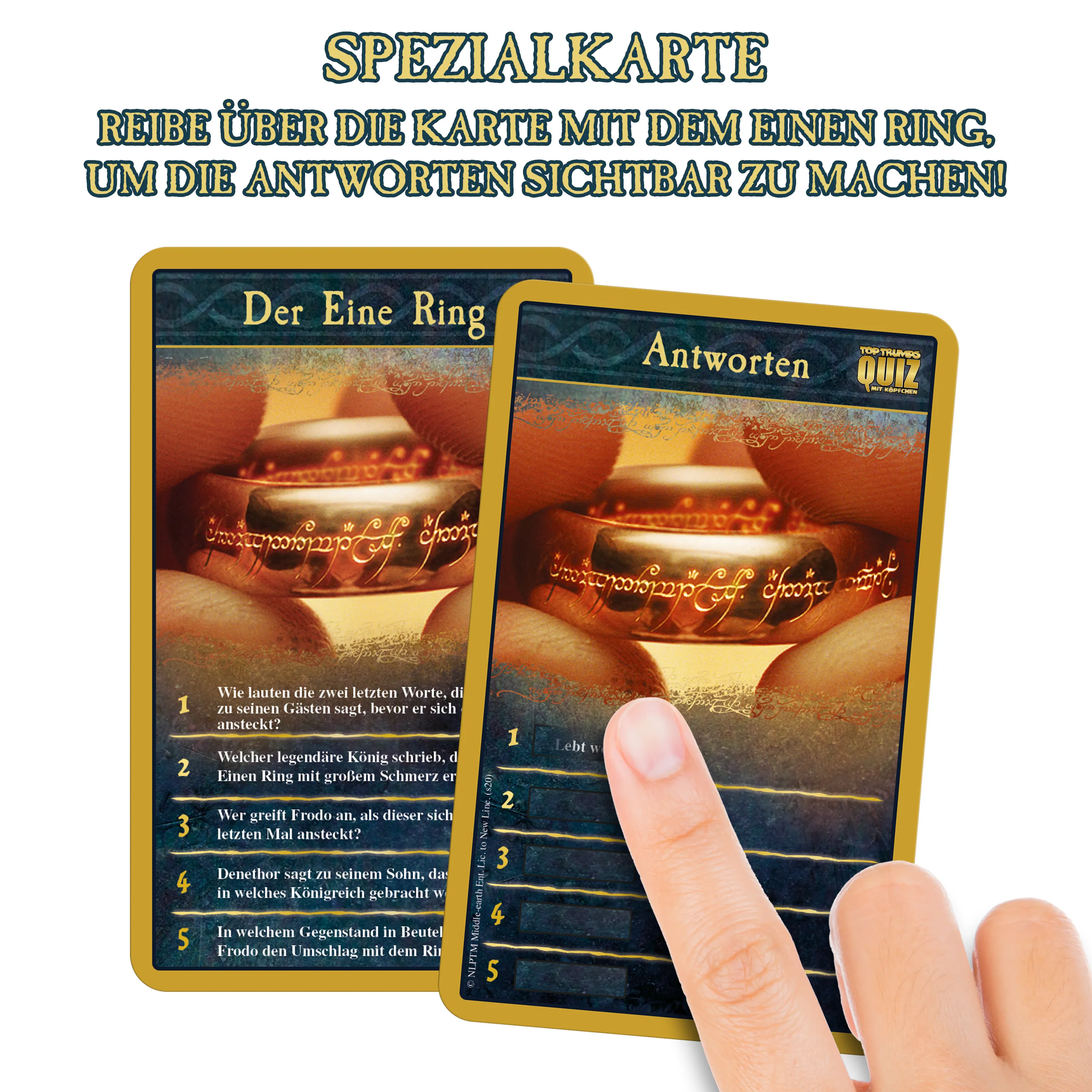 Top Trumps Quiz Herr der Ringe