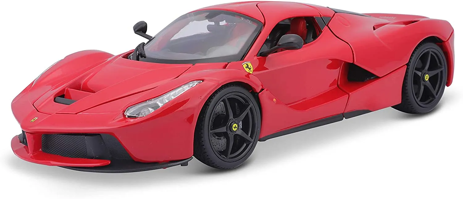 Bburago 18-16001R - Modellauto - Ferrari R&P LaFerrari (rot, Maßstab 1:18)