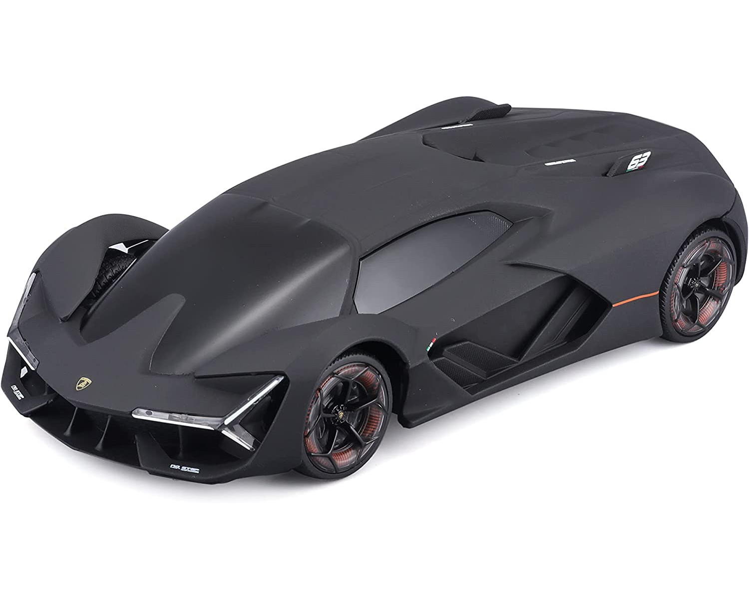 Maisto Tech 81525 - Ferngesteuertes Auto - Lamborghini Terzo Millennio (matt-schwarz, Maßstab 1:24) 