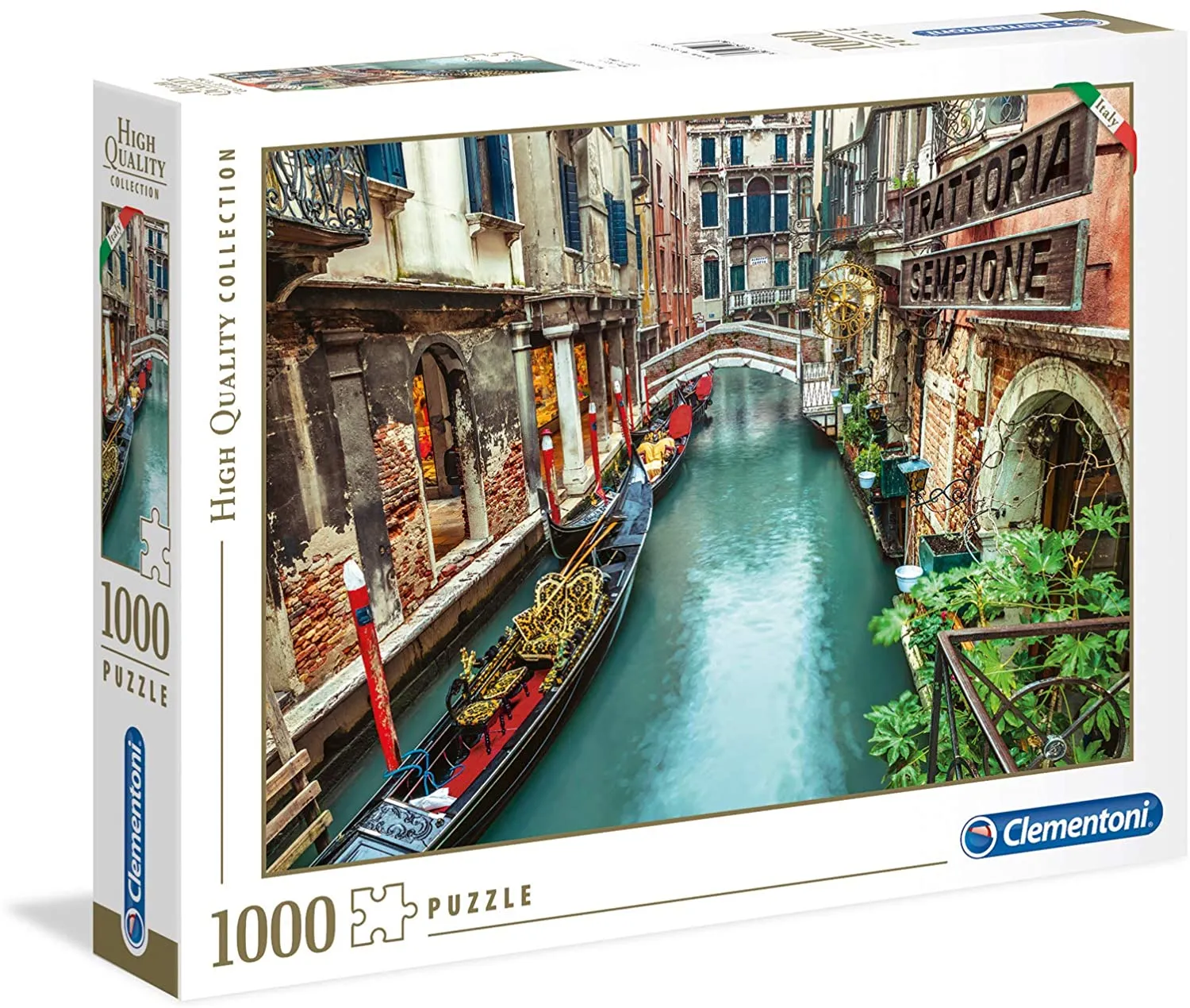 Clementoni - High Quality Collection Puzzle - Venedig Kanal (1000 Teile)