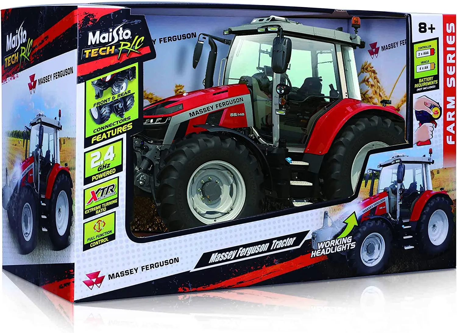 Maisto Tech 82723 - Ferngesteuerter Traktor - Massey Ferguson 5S.145