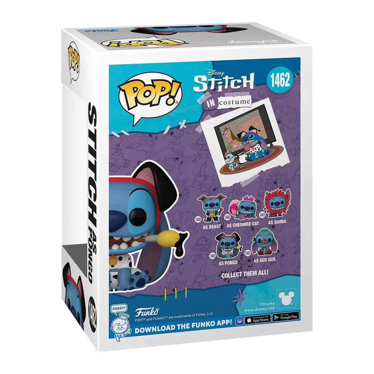 Funko Pop! - Stich in Costume #1462 - Stitch als Pongo
