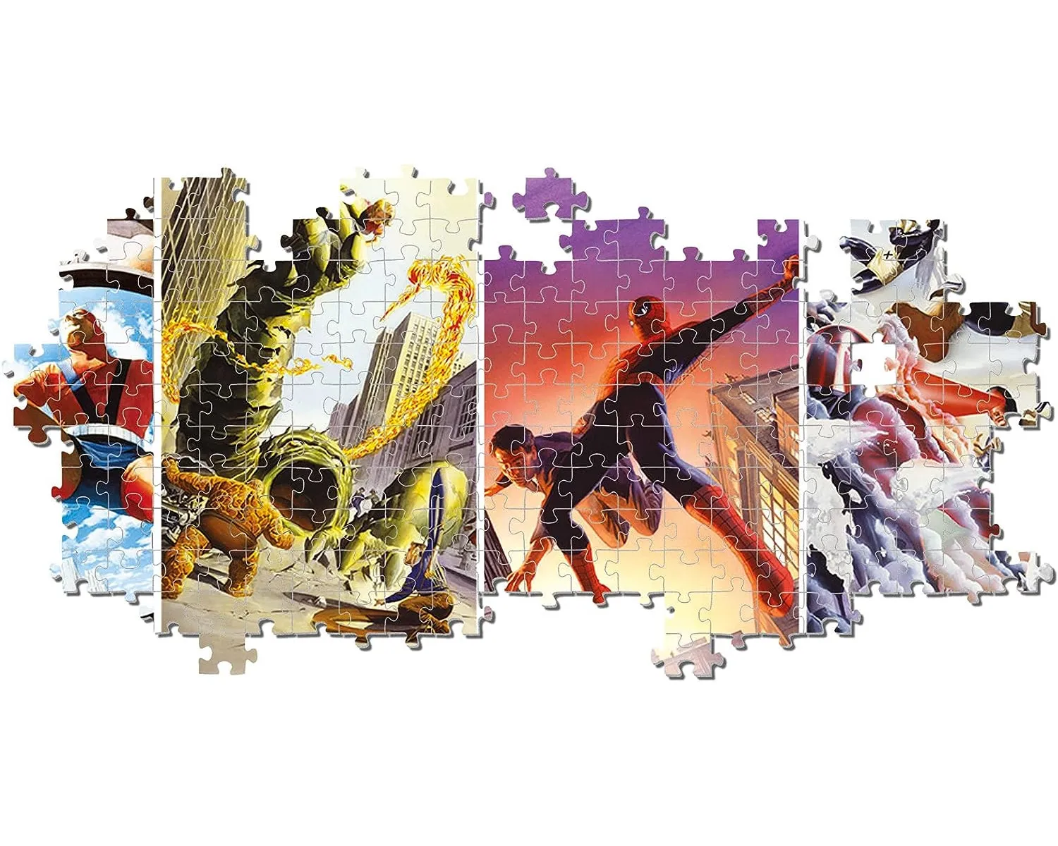 Clementoni 39611 - Panorama Puzzle - Marvel (1000 Teile)