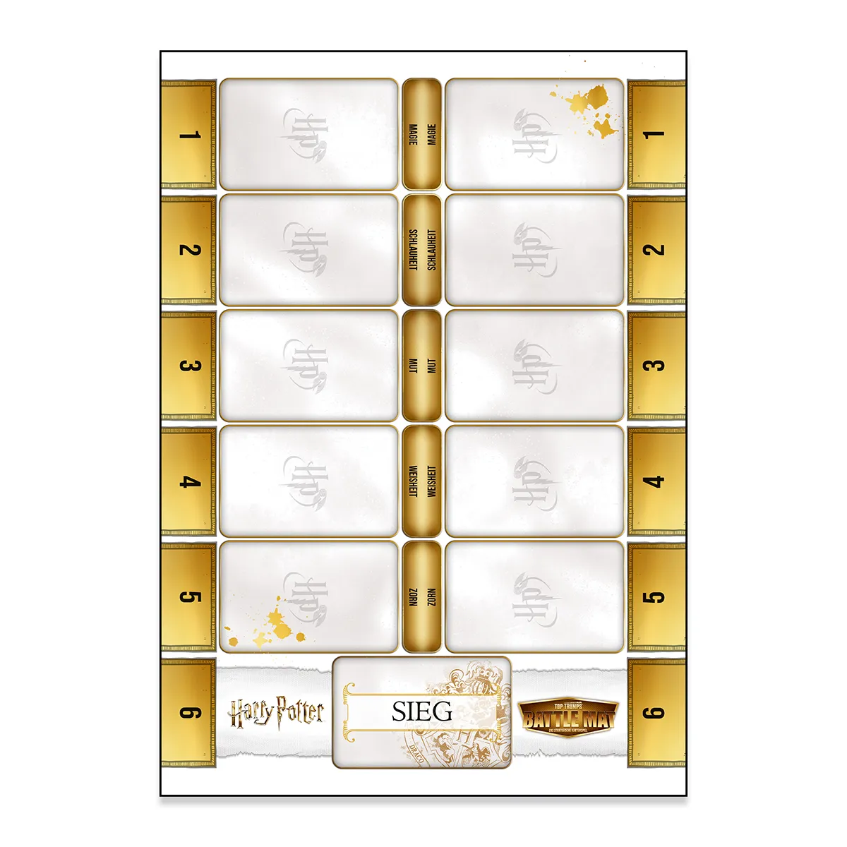 Battle Mat - Harry Potter inkl. drei Top Trumps