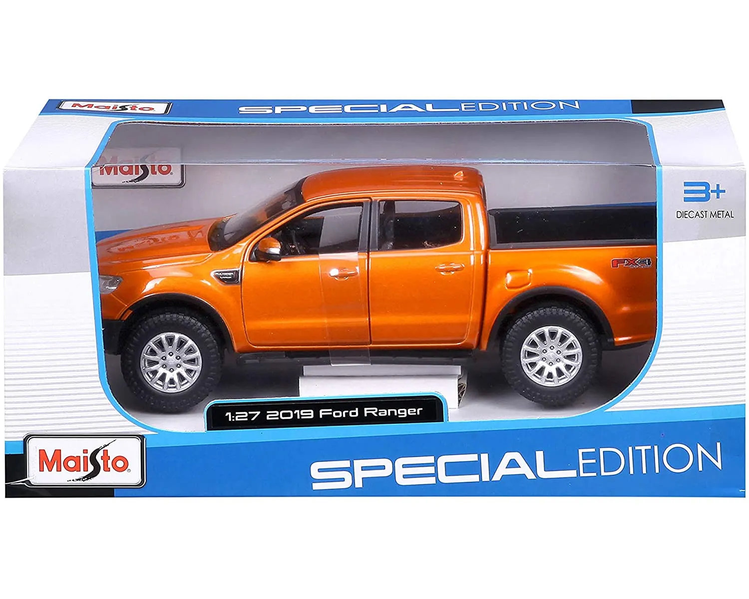 Maisto 31521 - Modellauto - Ford Ranger (orange, Maßstab 1:27)