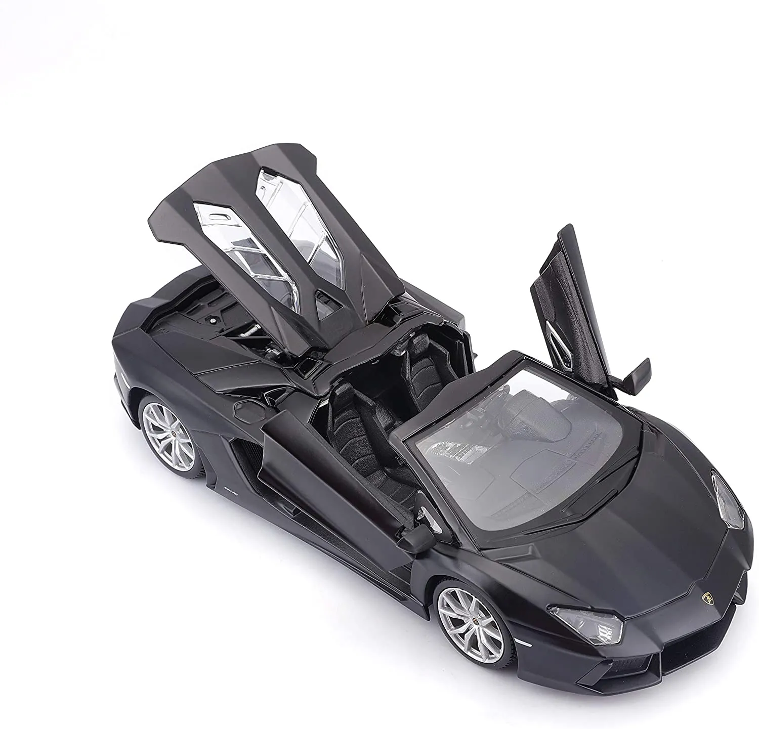Maisto 31504 - Modellauto -  Lamborghini Aventador LP 700-4 Roadster (mattschwarz, Maßstab 1:24)