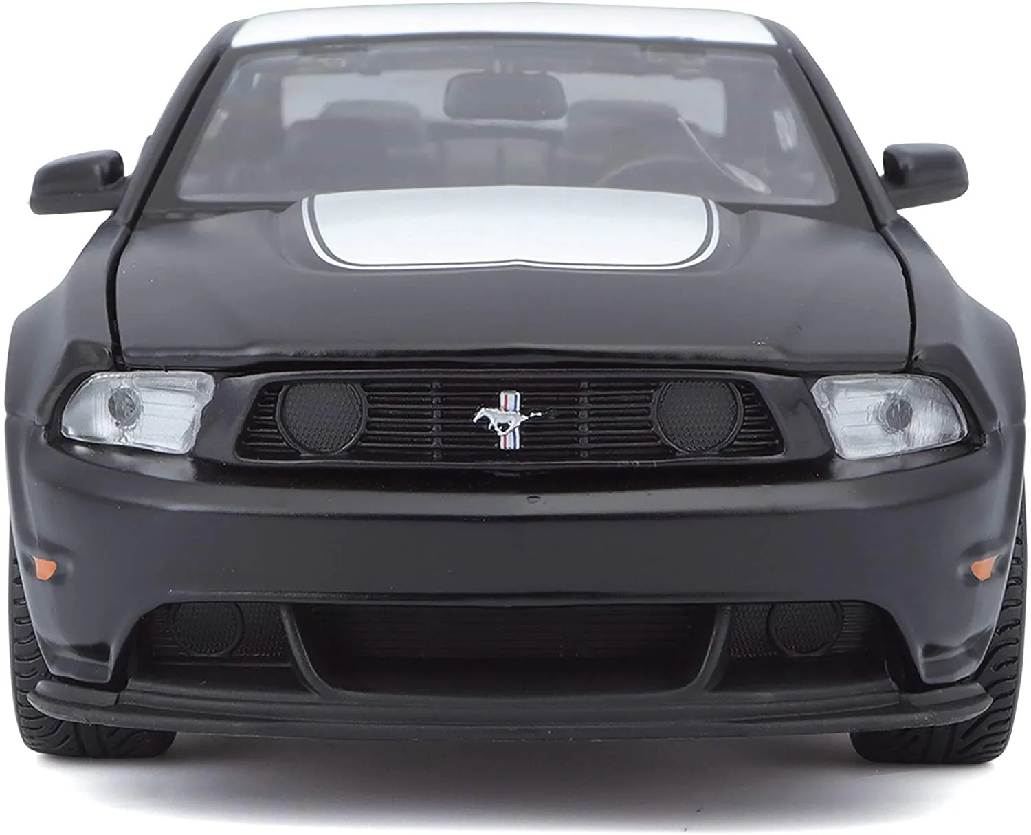 Maisto 31269 - Modellauto - Ford Mustang Boss 302 (mattschwarz, Maßstab 1:24)