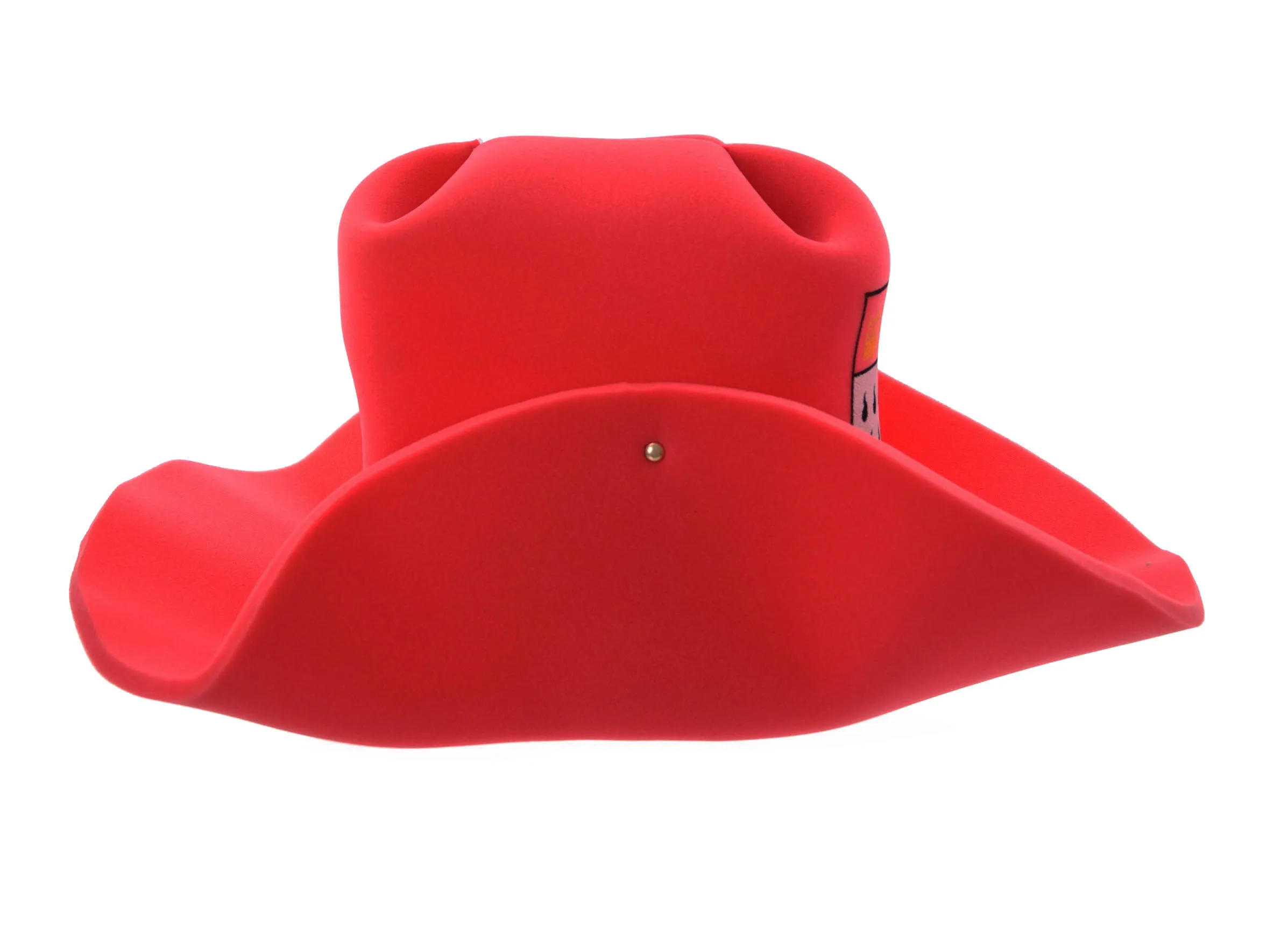 Kölnhut Schaumstoffhut mit Wappen (rot)