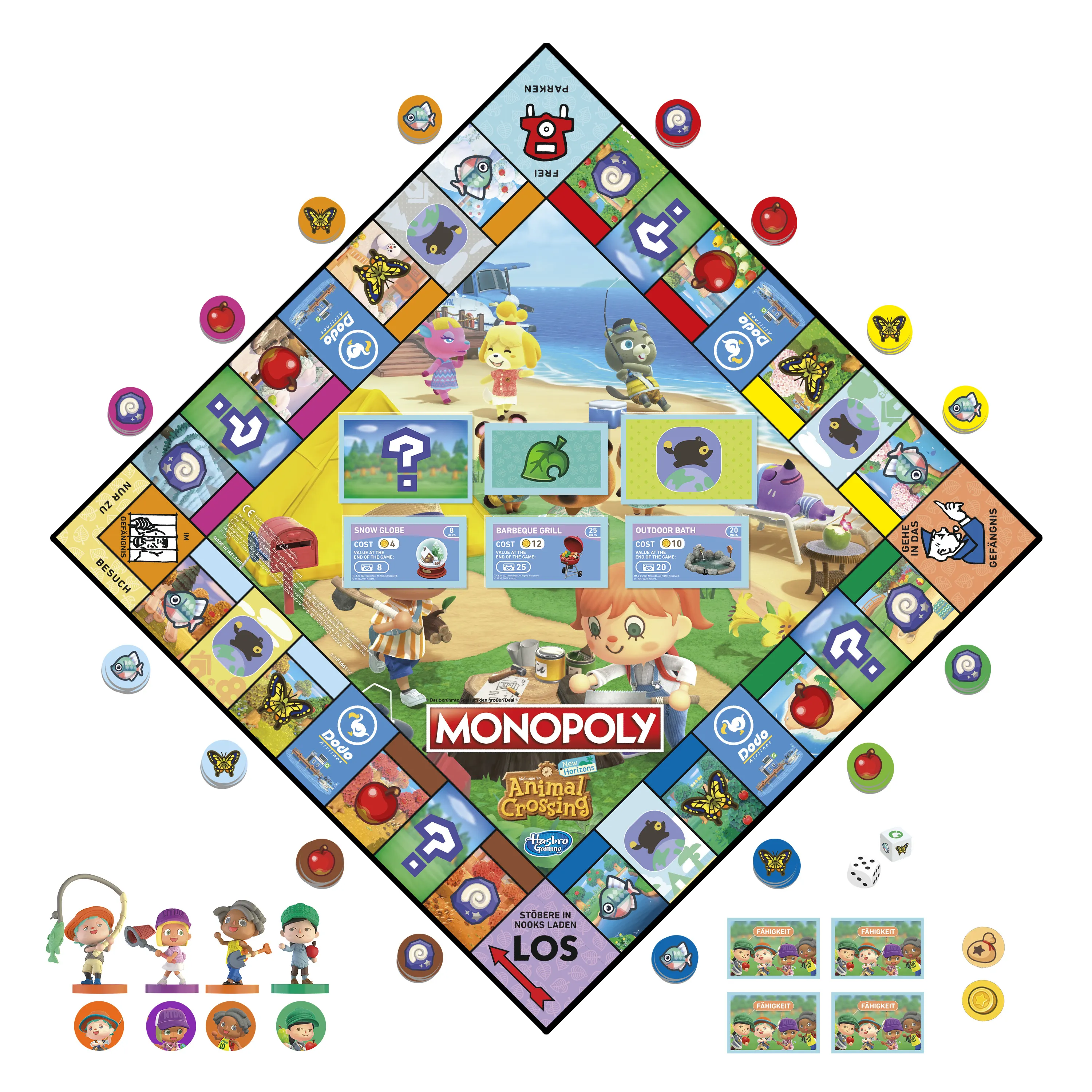 Hasbro - Monopoly - Animal Crossing New Horizons (Deutsche Version)