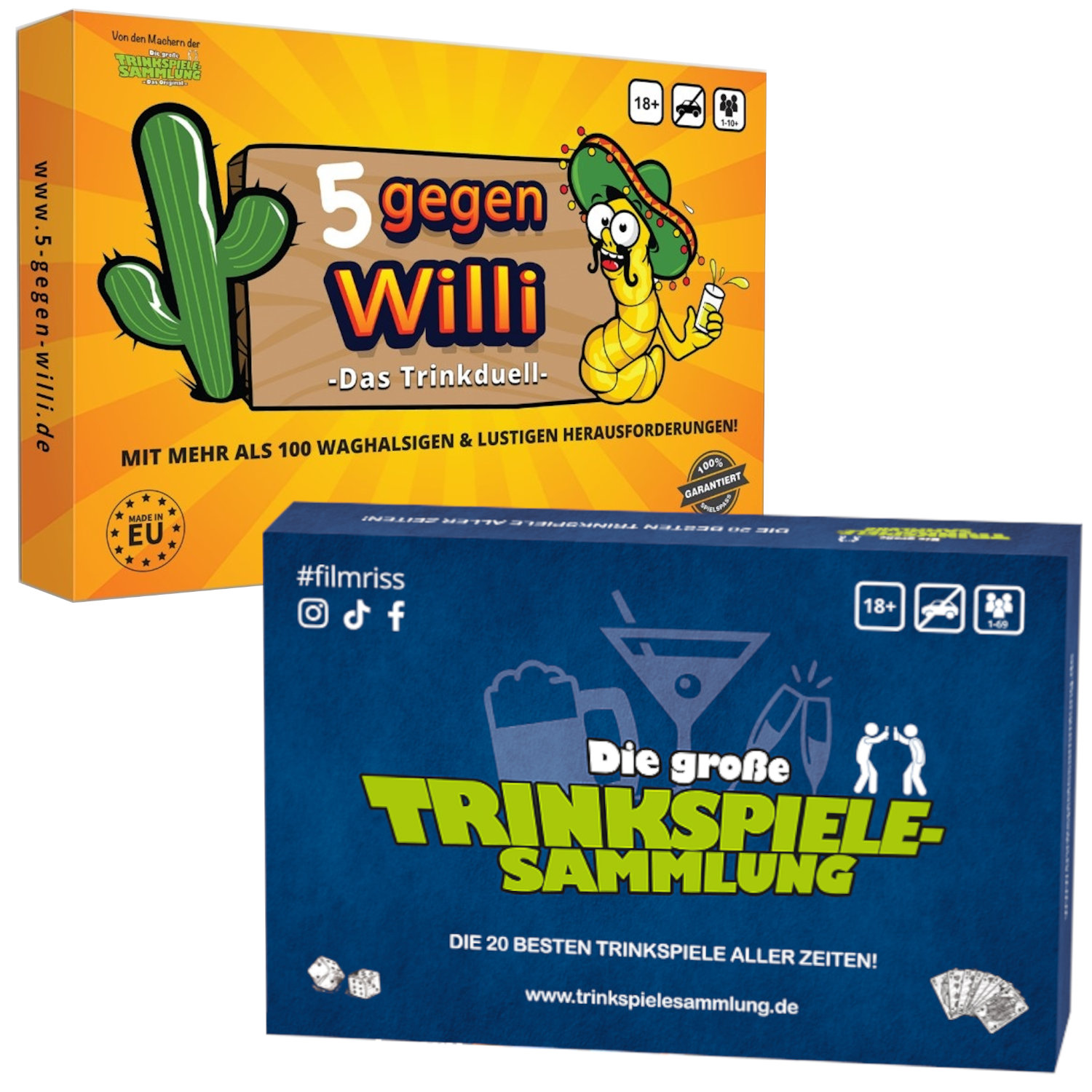 Drinktivity - Die große Trinkspielesammlung + 5 gegen Willi Drinktivity - Die große Trinkspielesammlung + 5 gegen Willi