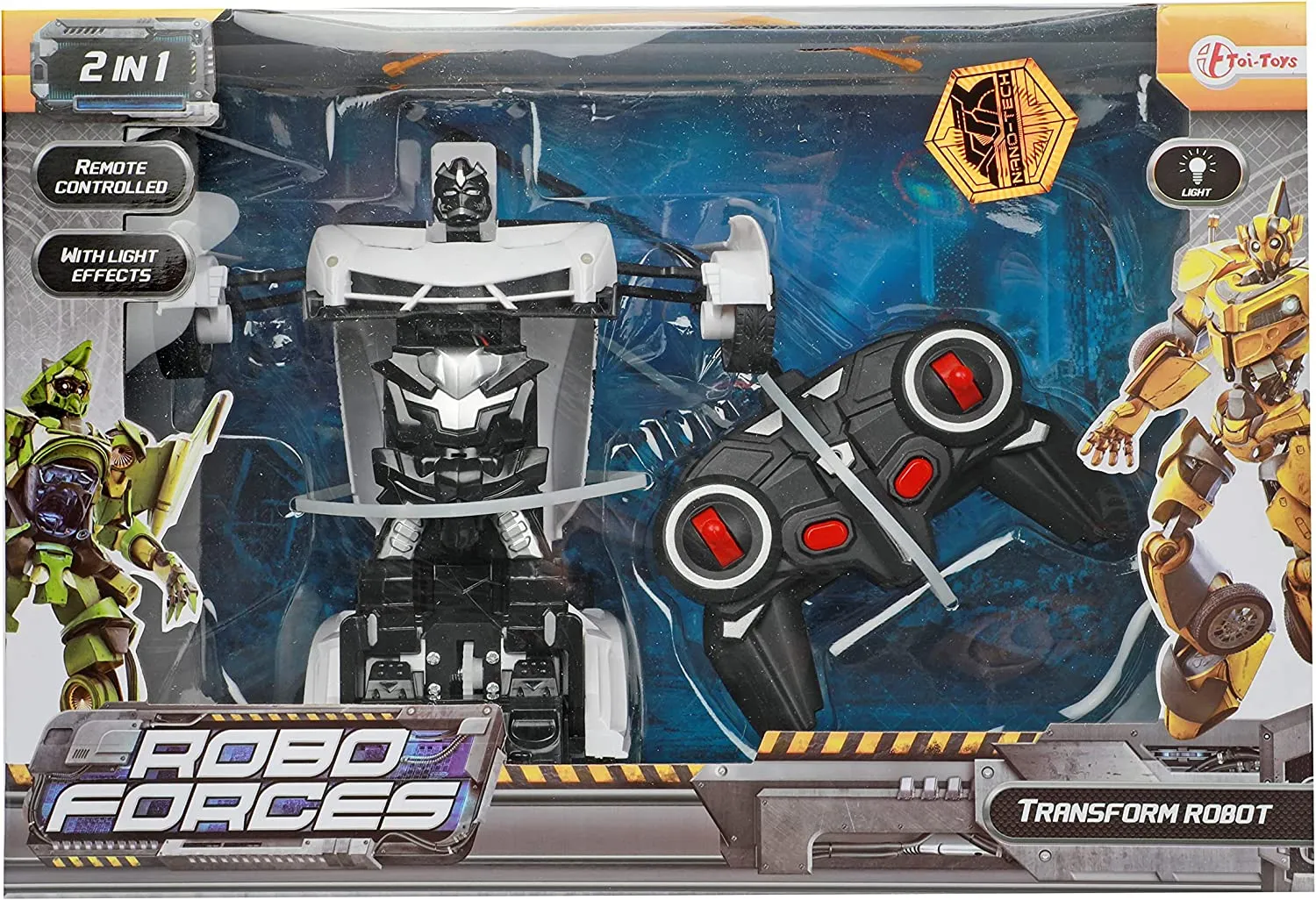 Toi-Toys - Transform Roboter - Robo Forces (mit Licht & Fernsteuerung)