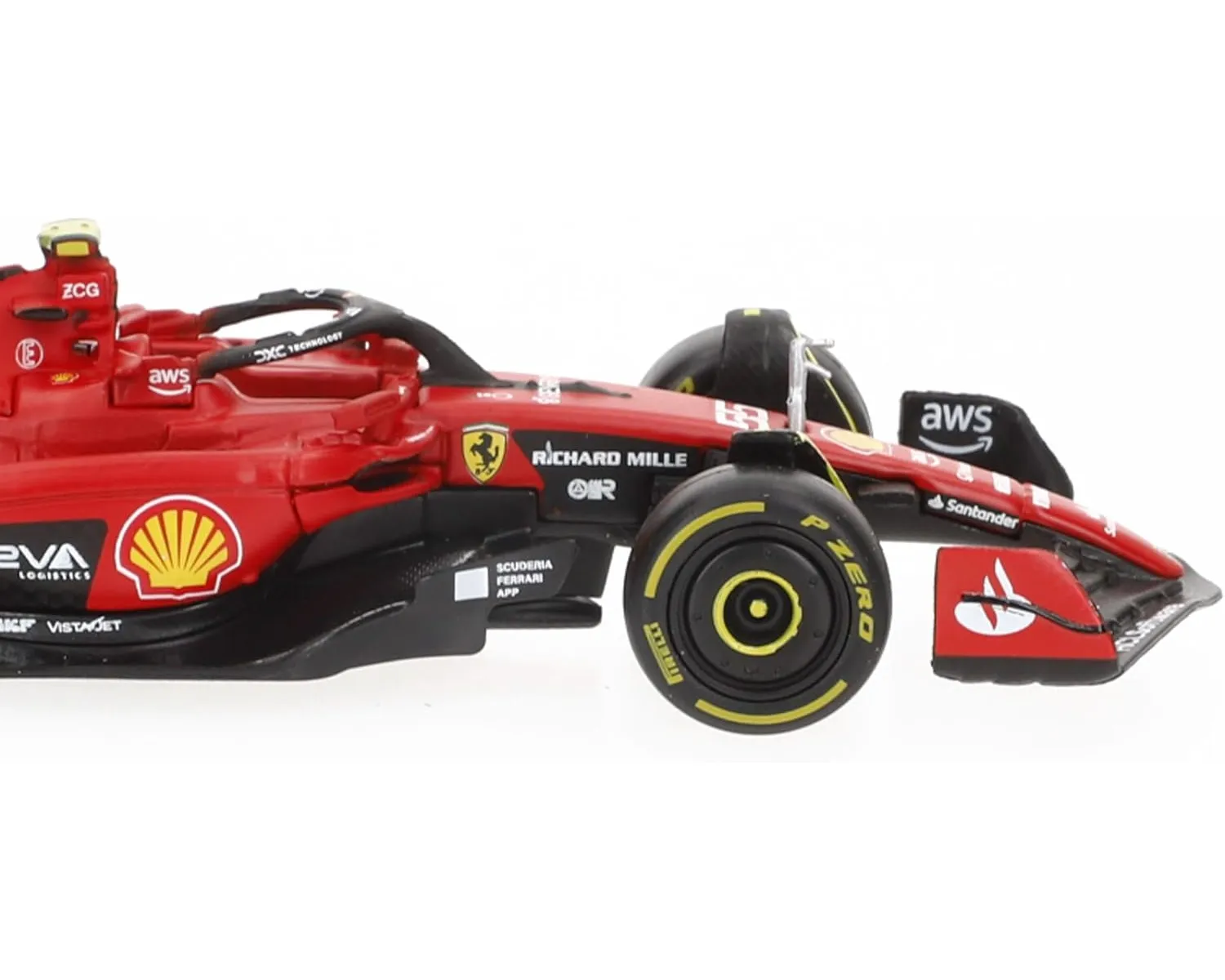 Bburago 18-36836 - Modellauto - Ferrari SF-23 Sainz #55 (Maßstab 1:43)