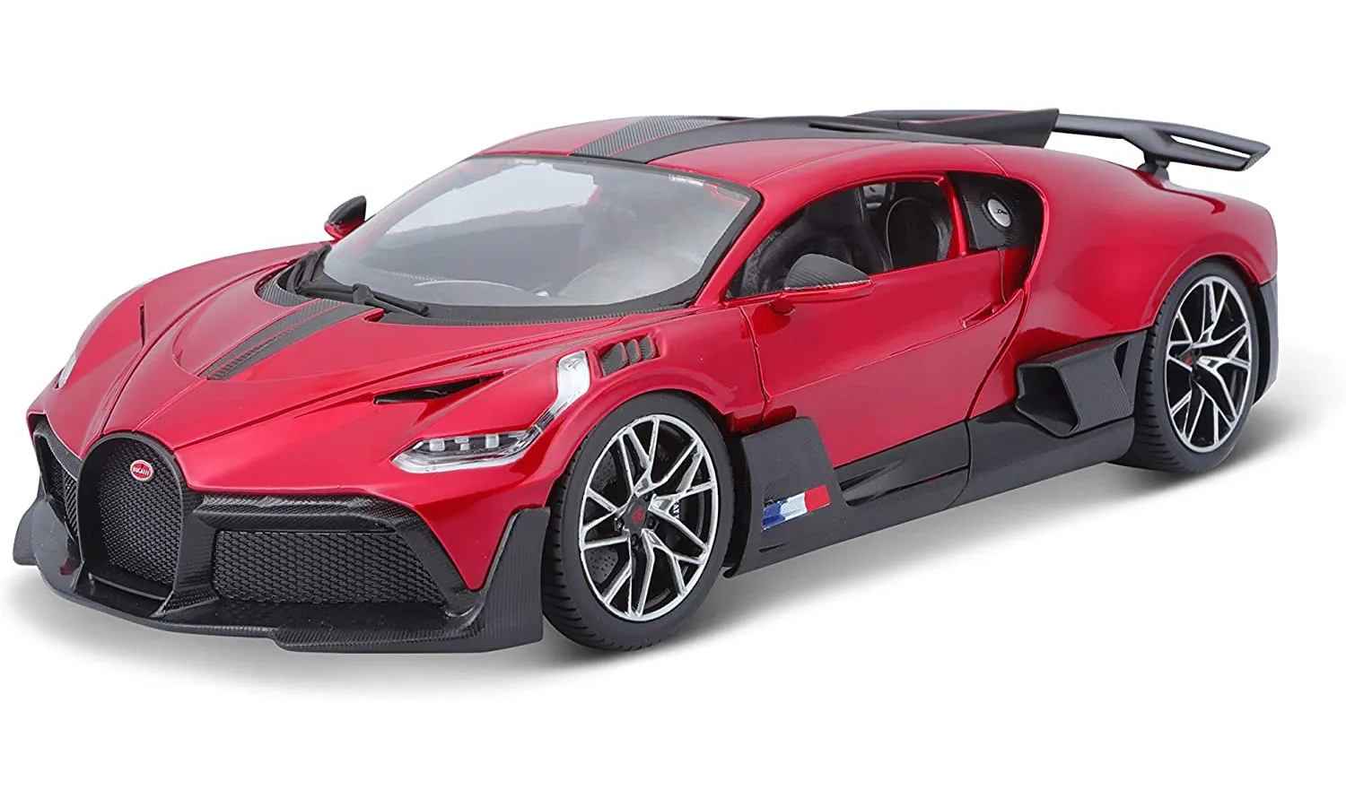 Bburago 18-11045 - Modellauto - Bugatti DIVO (rot metallic, Maßstab 1:18)