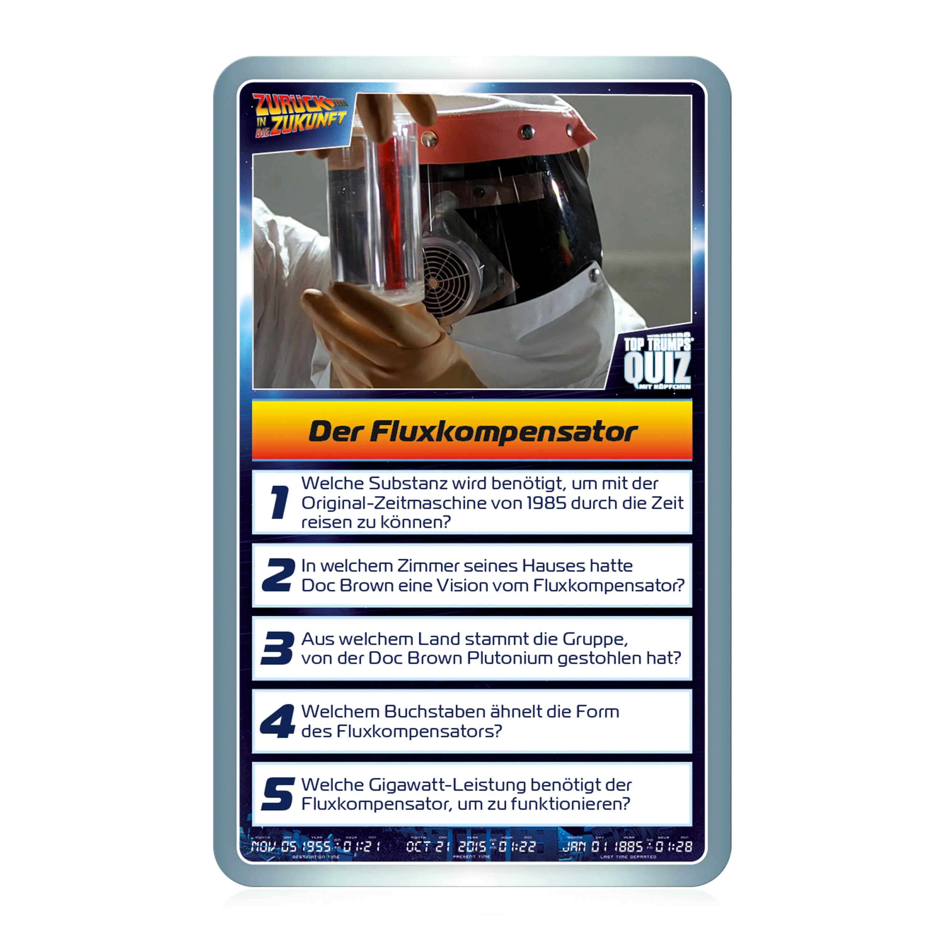 Top Trumps Quiz - Zurück in die Zukunft