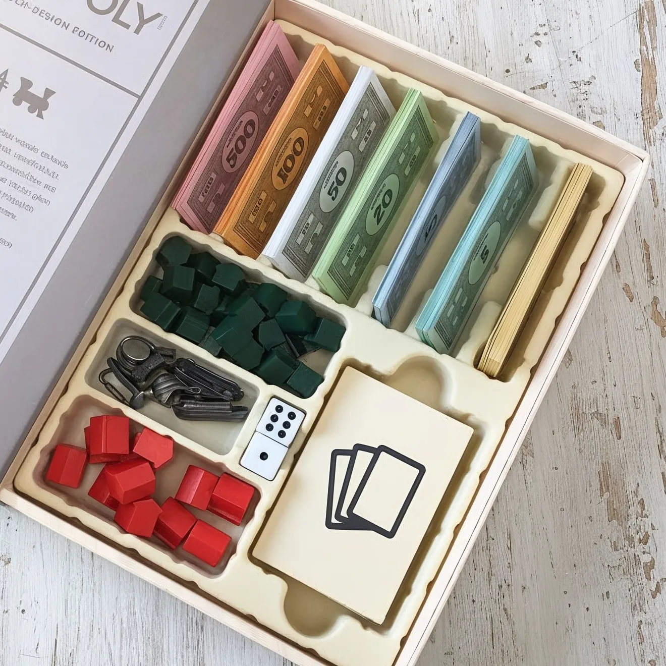 Monopoly - Vintage Buch-Design Edition