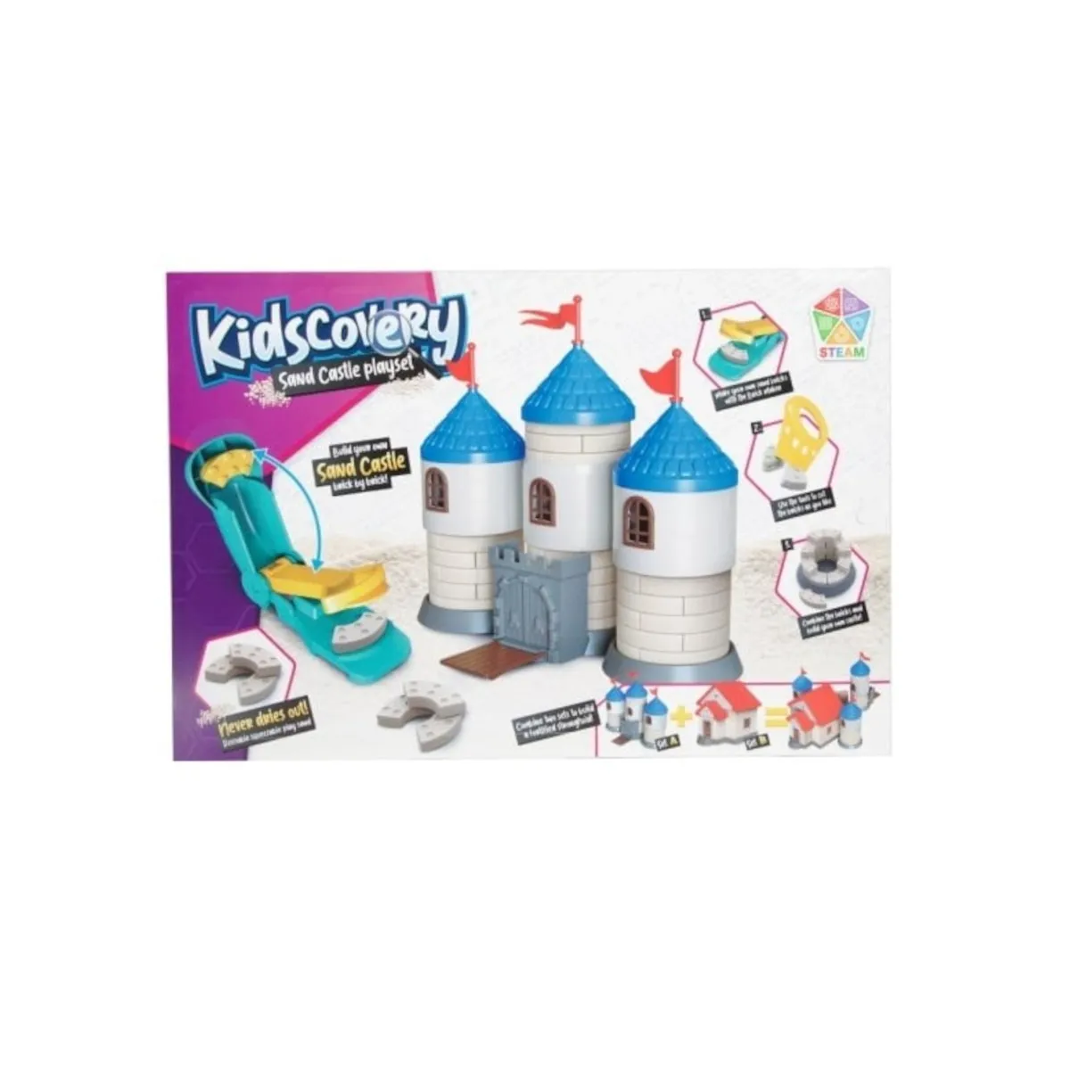 Toi-Toys 43715Z - KIDSCOVERY Bausteine-Maschine