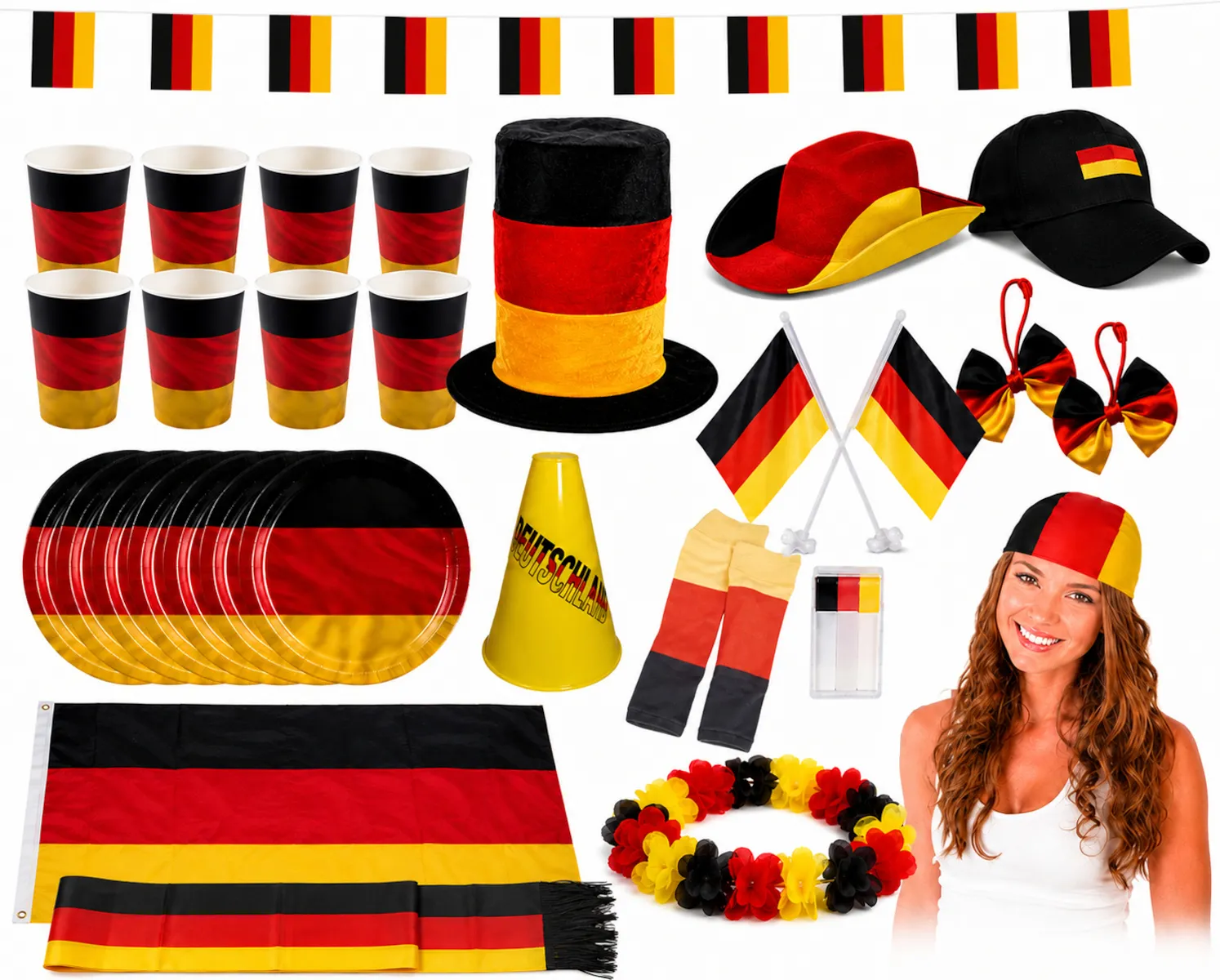 Großes Deutschland Fan-Set (30-teilig)