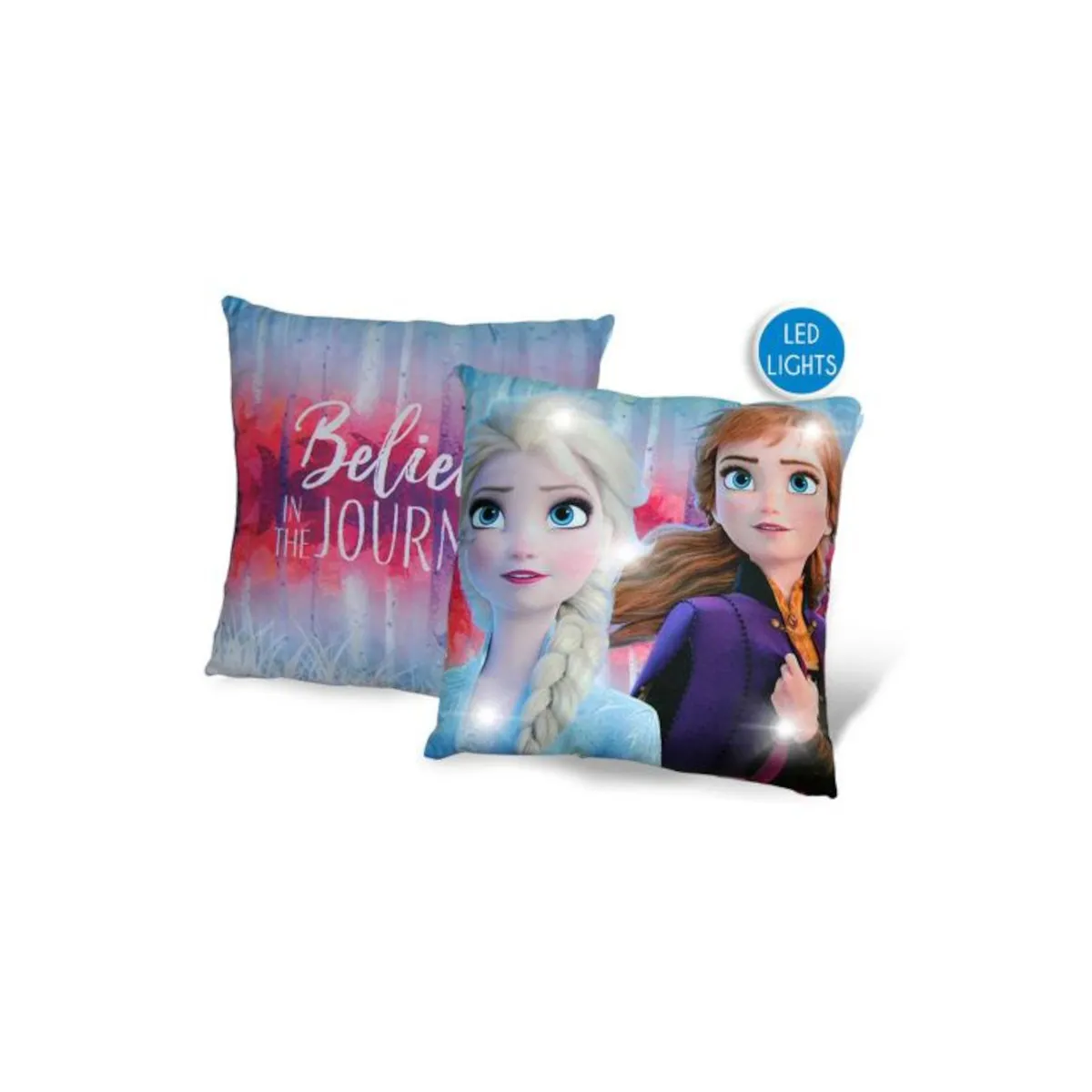 Frozen / Die Eiskönigin 2 Kissen (40x40cm) mit LED