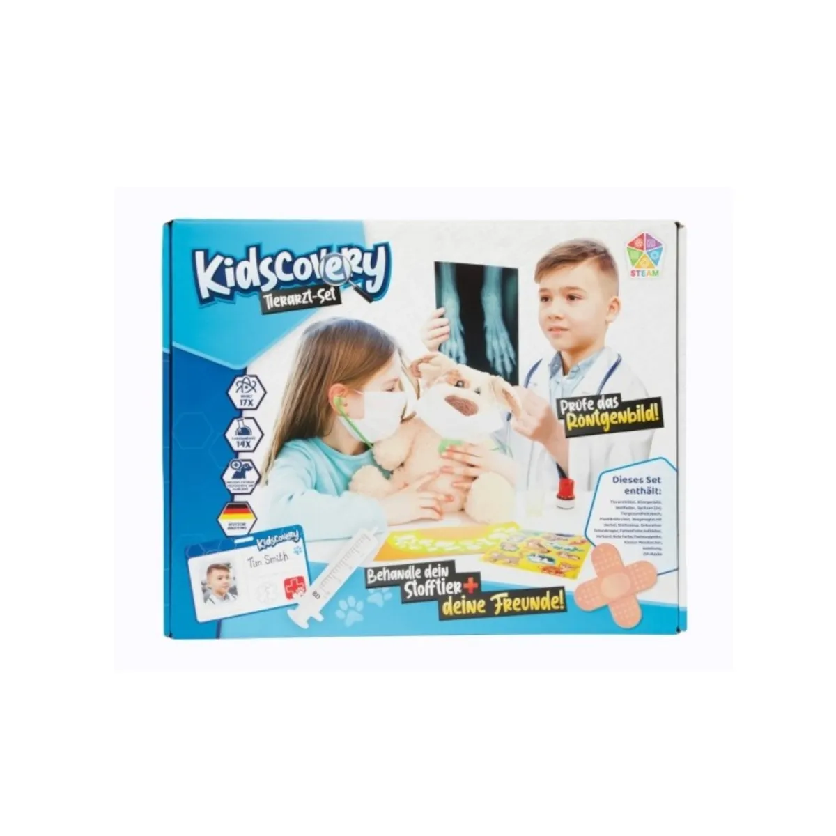 Toi-Toys 38318A_DE - KIDSCOVERY Experiment -Tierarzt- Set XL (DE)