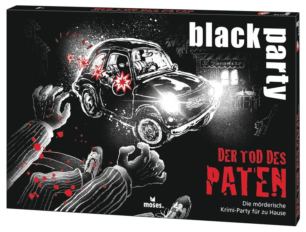 Black Party 3er Set (Ruhe in Frieden Sherlock, Der Tod des Paten, Varieté des Todes)