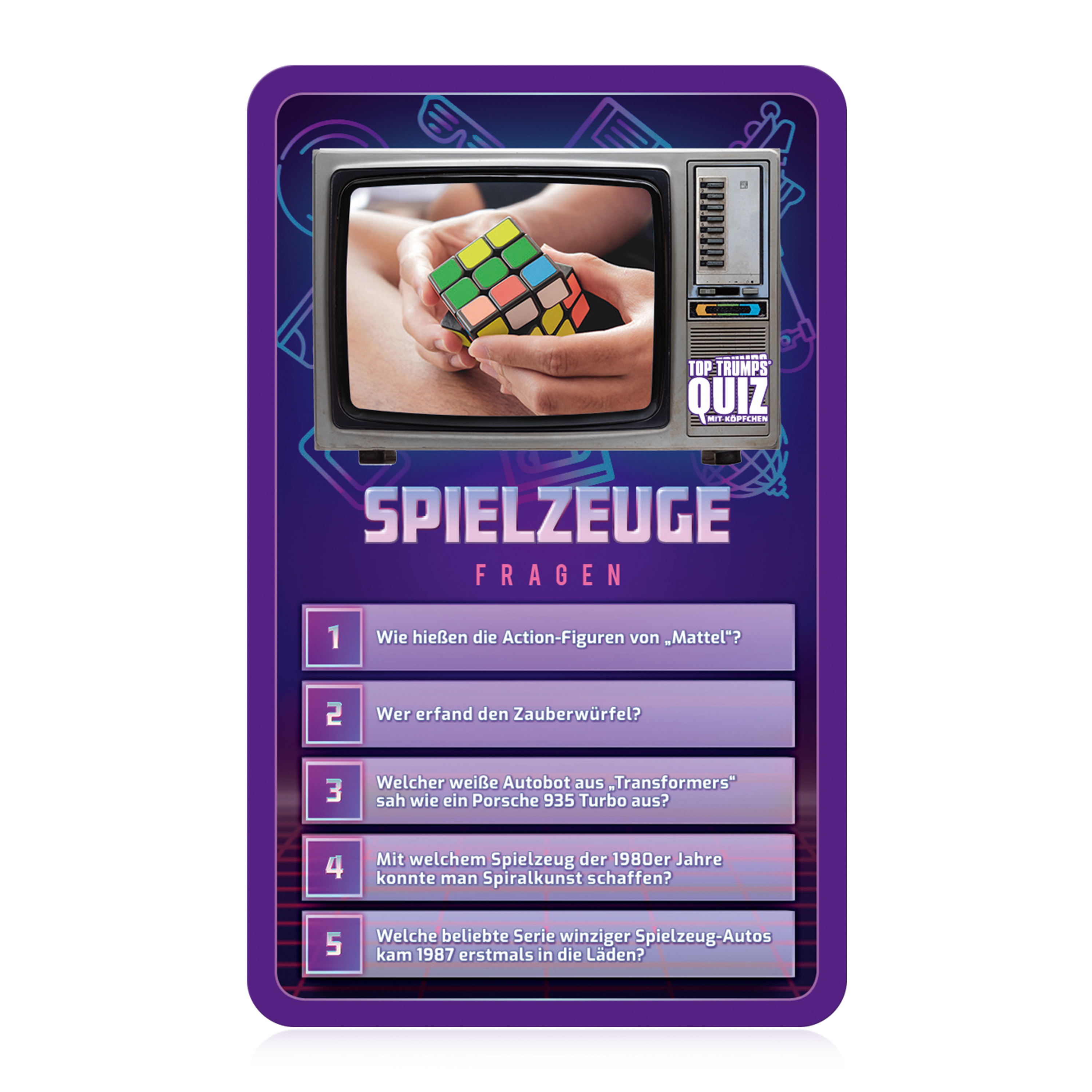 Top Trumps Quiz 80er 