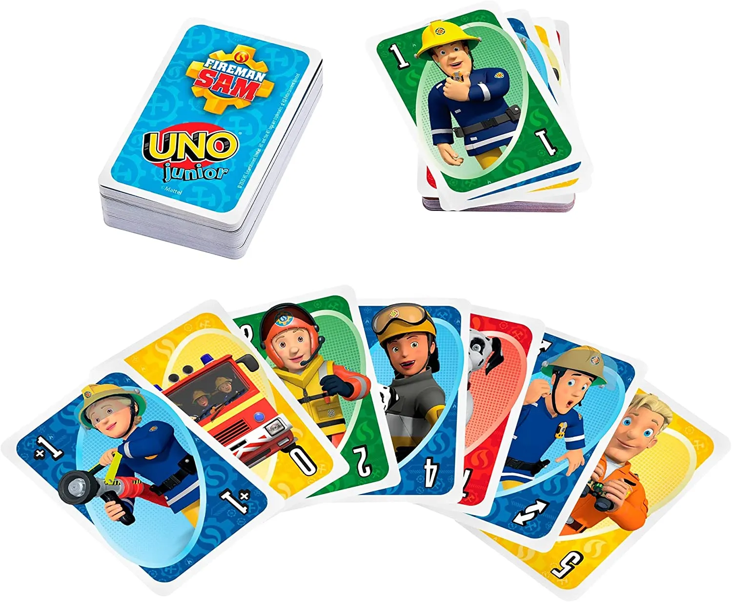 Feuerwehrmann Sam Kartenspiel-Set - UNO + Top Trumps