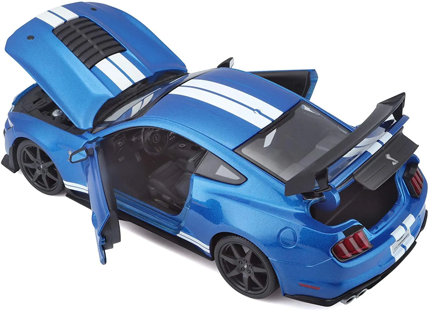 Maisto 31388 - Modellauto - Mustang Shelby GT500 '20 (blau, Maßstab 1:18)