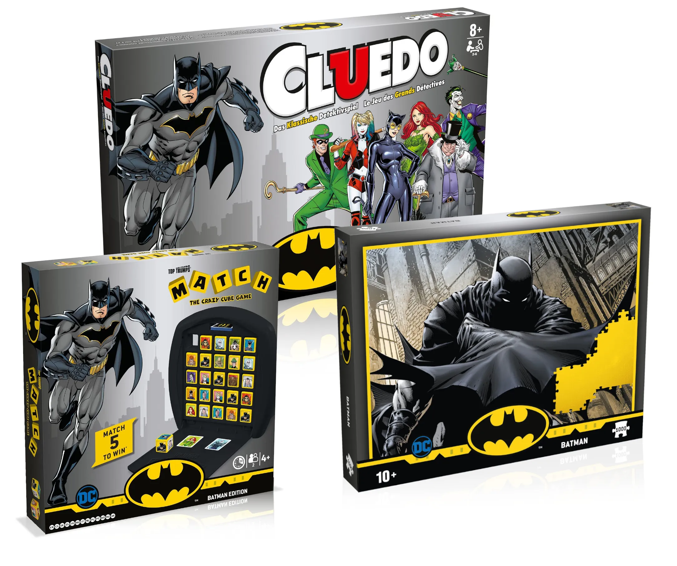 Batman BUNDLE - Cludeo + Match + Puzzle