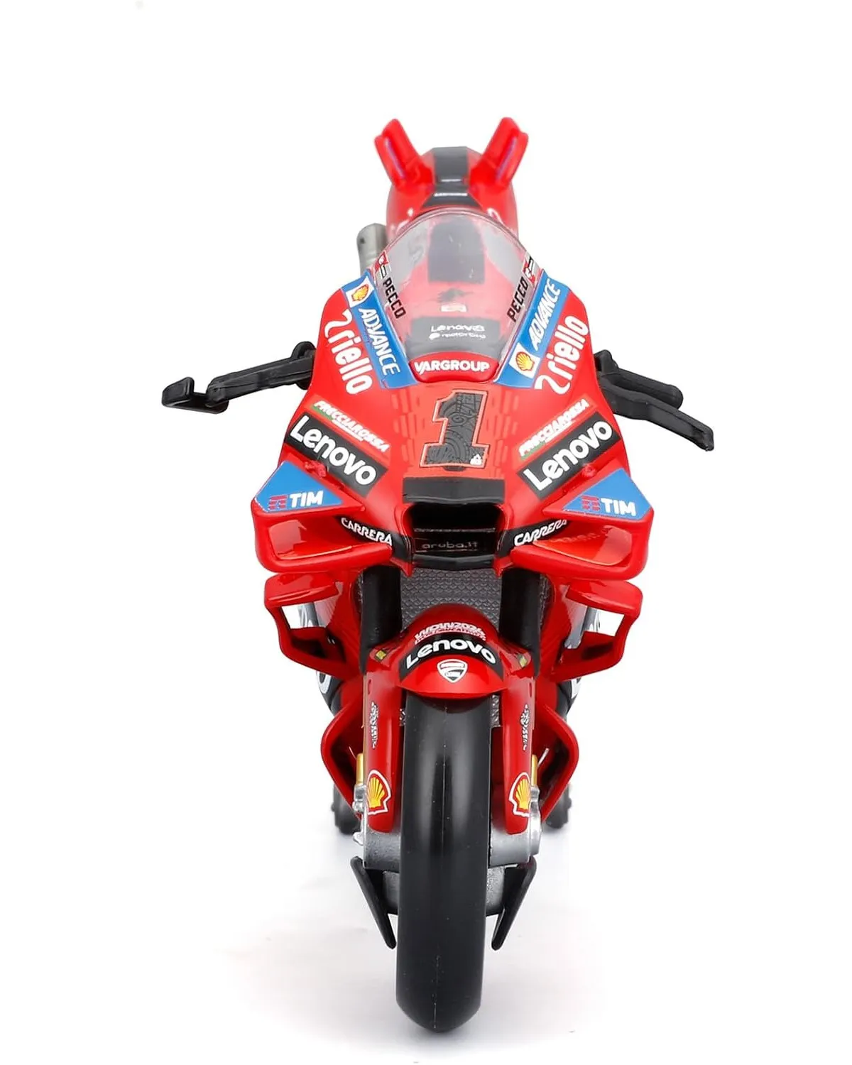 Maisto 536398-1 - Modellmotorrad - MotoGP Ducati Lenovo '24 F. Bagnaia Maßstab 1:18)