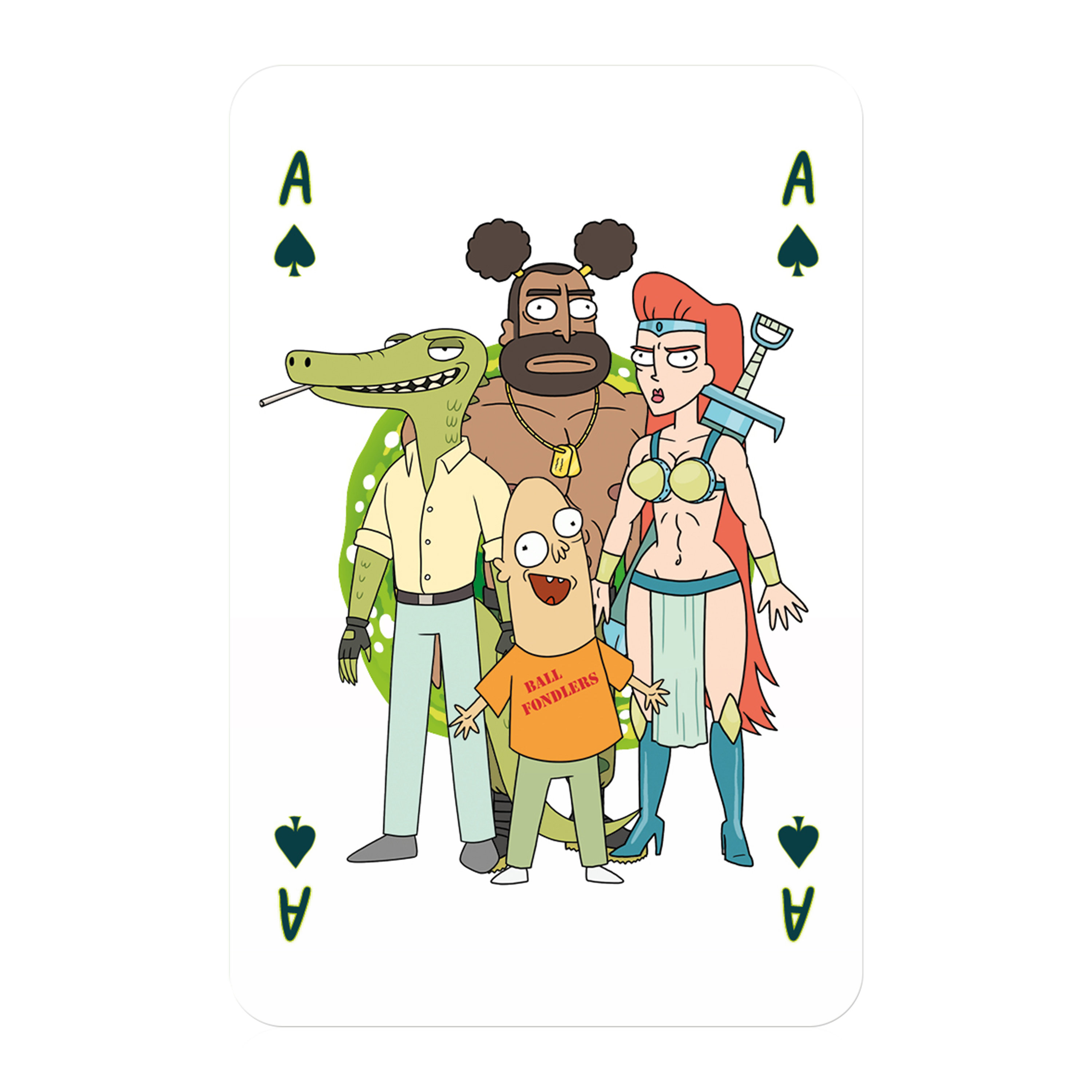 Number 1 Spielkarten - Rick and Morty 