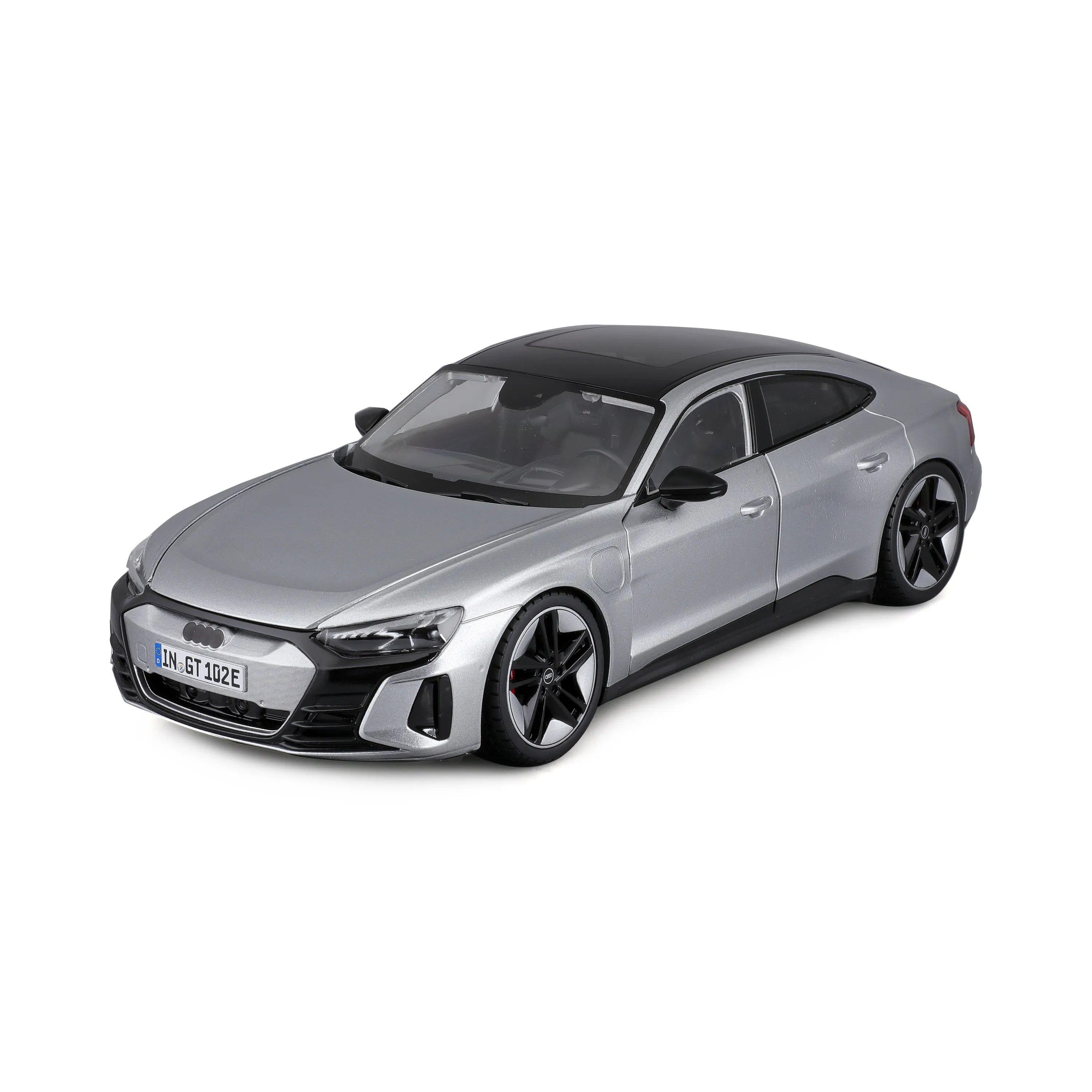 Bburago 18-11050 - Modellauto - Audi RS e-tron GT (silber, Maßstab 1:18)