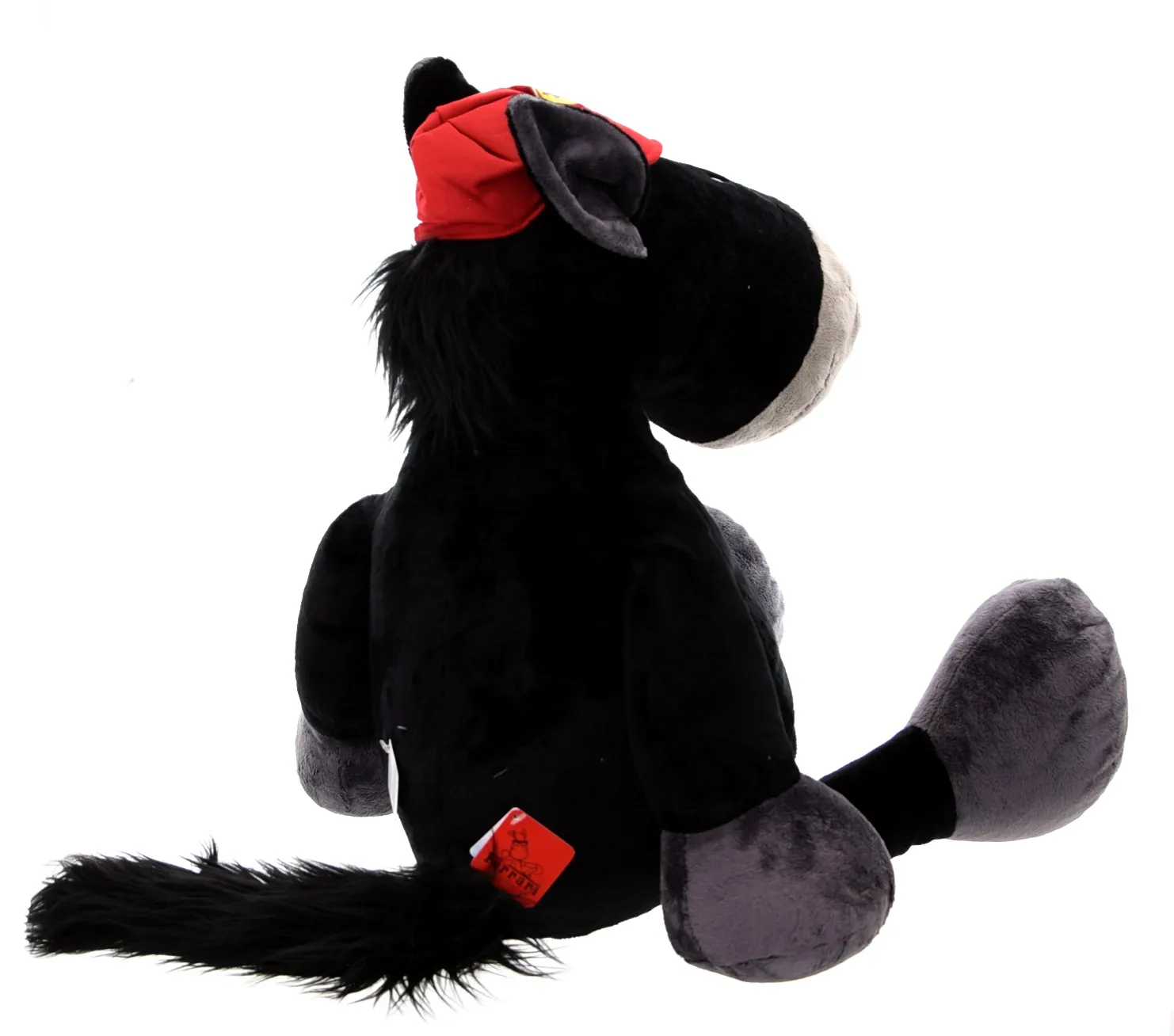NICI 26296 - Plüschfigur - Pferd Ferrari Edition (schwarz, 80cm)