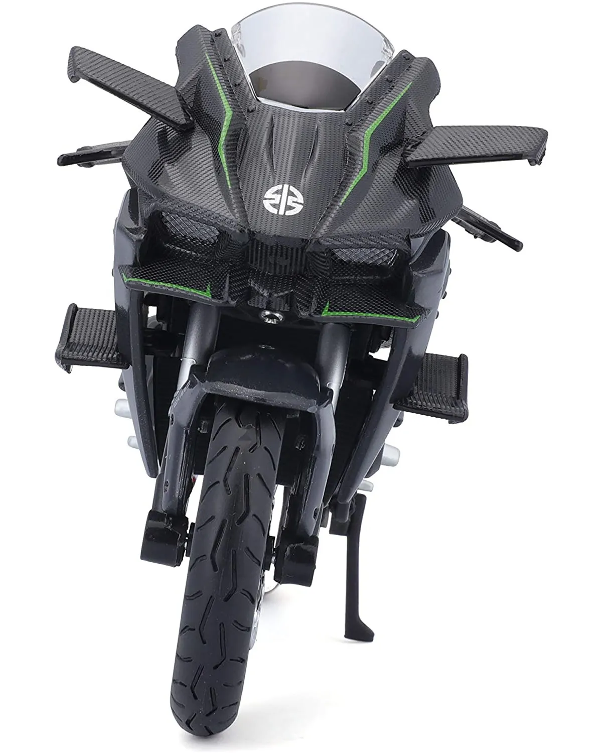 Maisto - Modellmotorrad - Kawasaki Ninja H2R (schwarz, Maßstab 1:12)