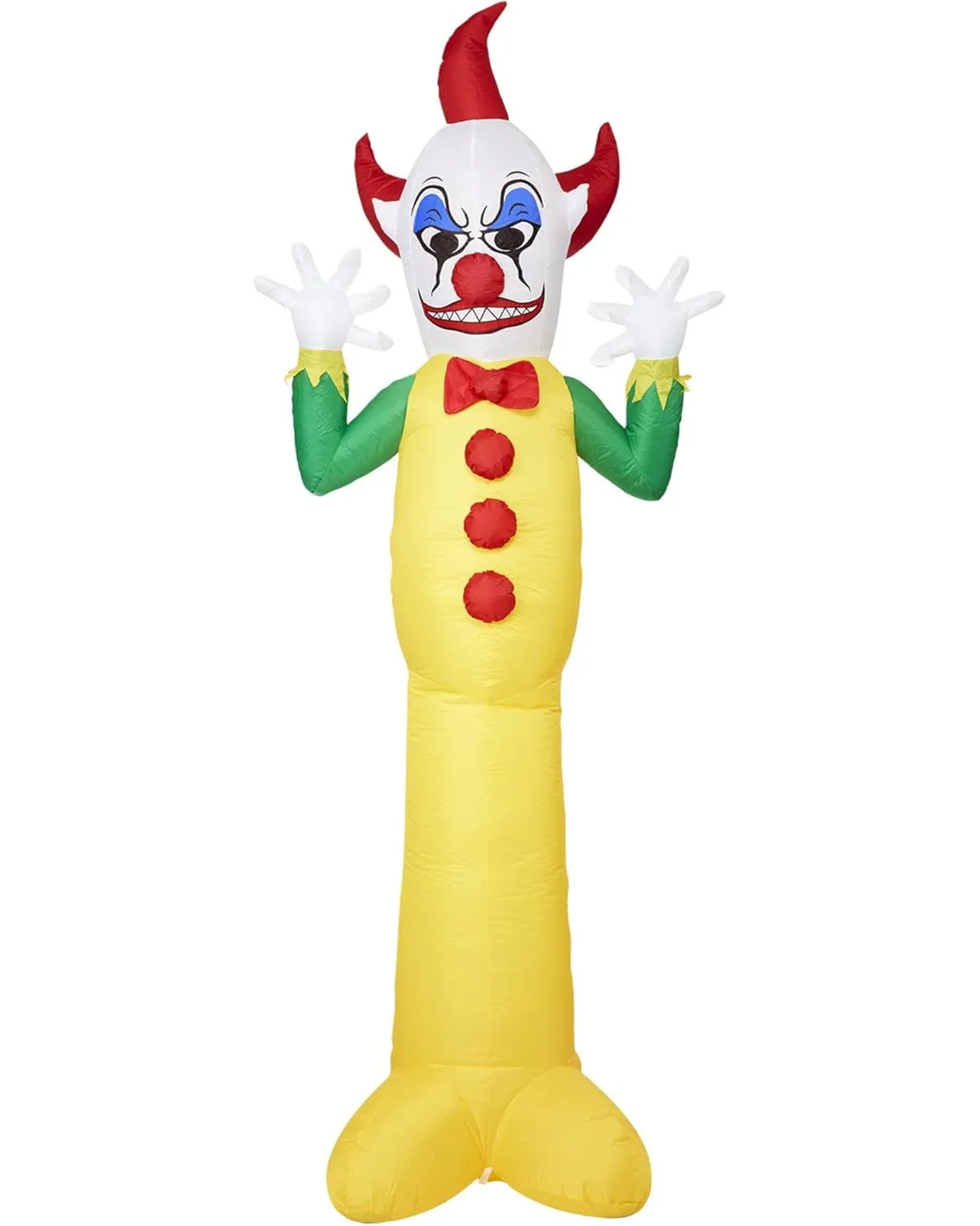 Smiffys 52914 - Halloween Dekoration - Aufblasbarer Clown für den Außenbereich (3m)