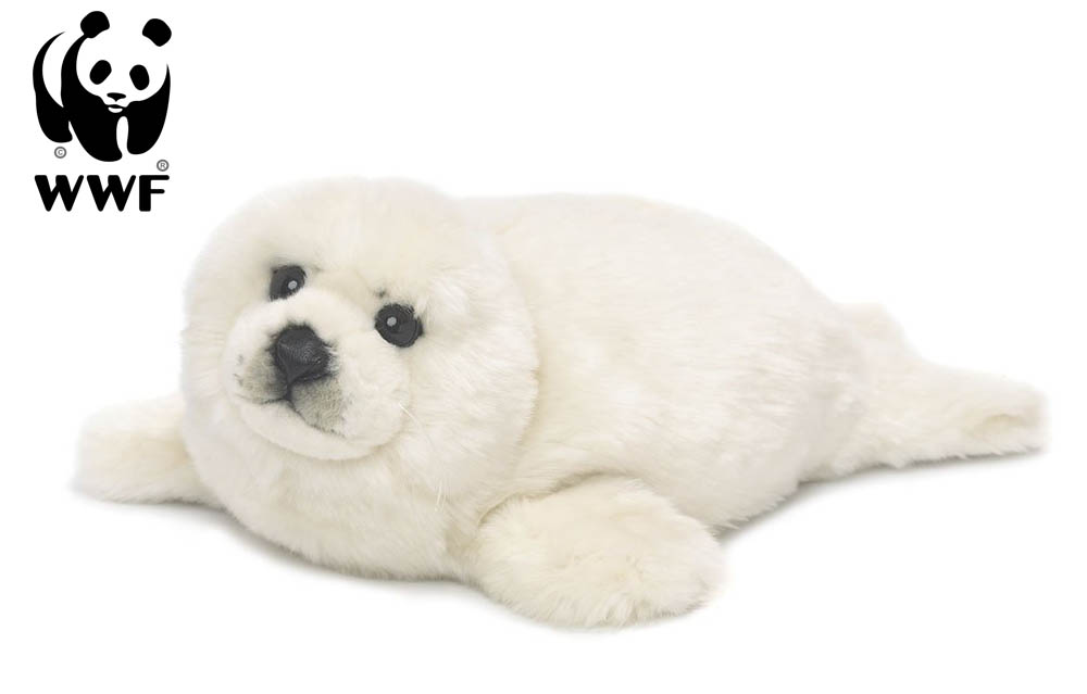WWF - Plüschtier - Robbe (weiß, 38cm)