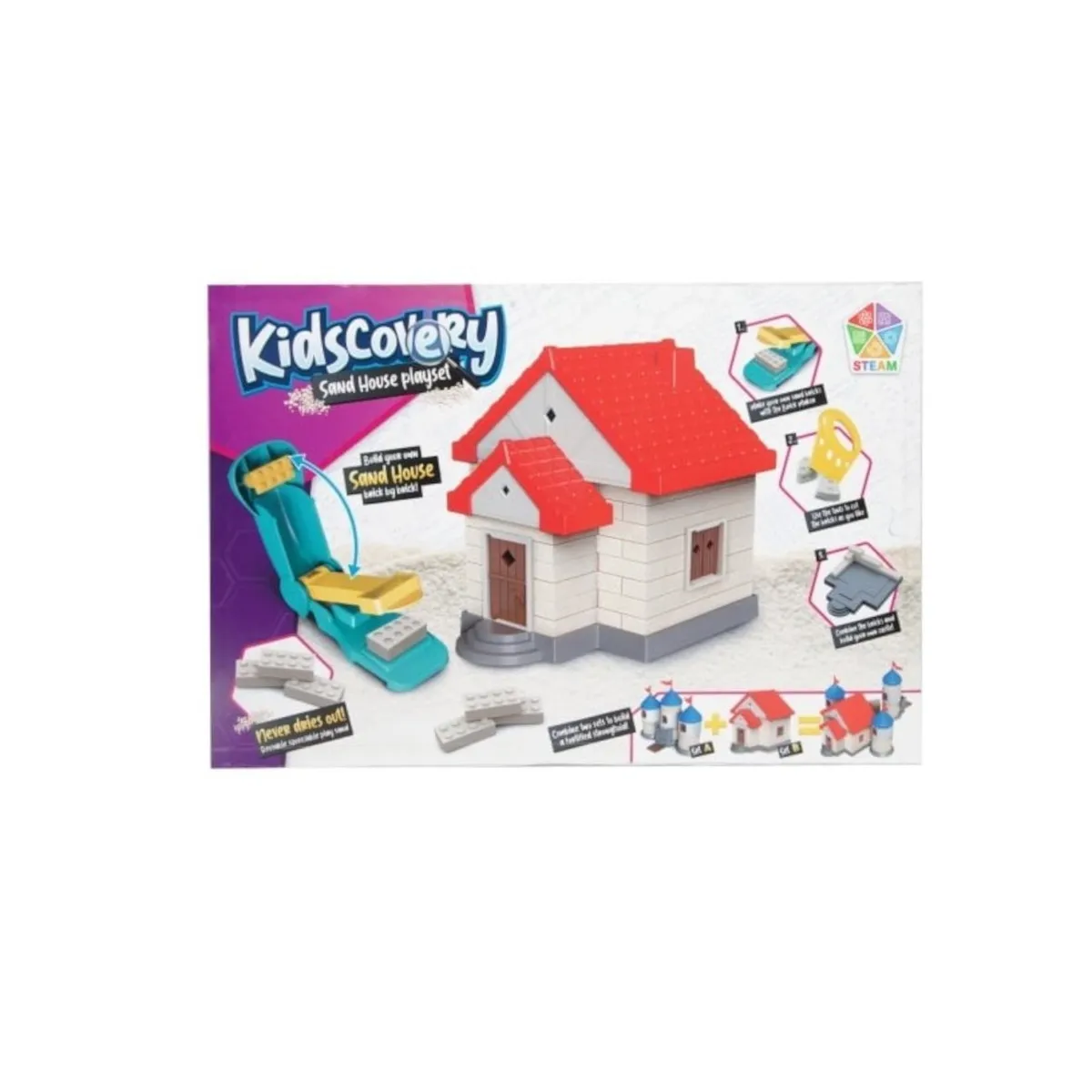 Toi-Toys 43715Z - KIDSCOVERY Bausteine-Maschine